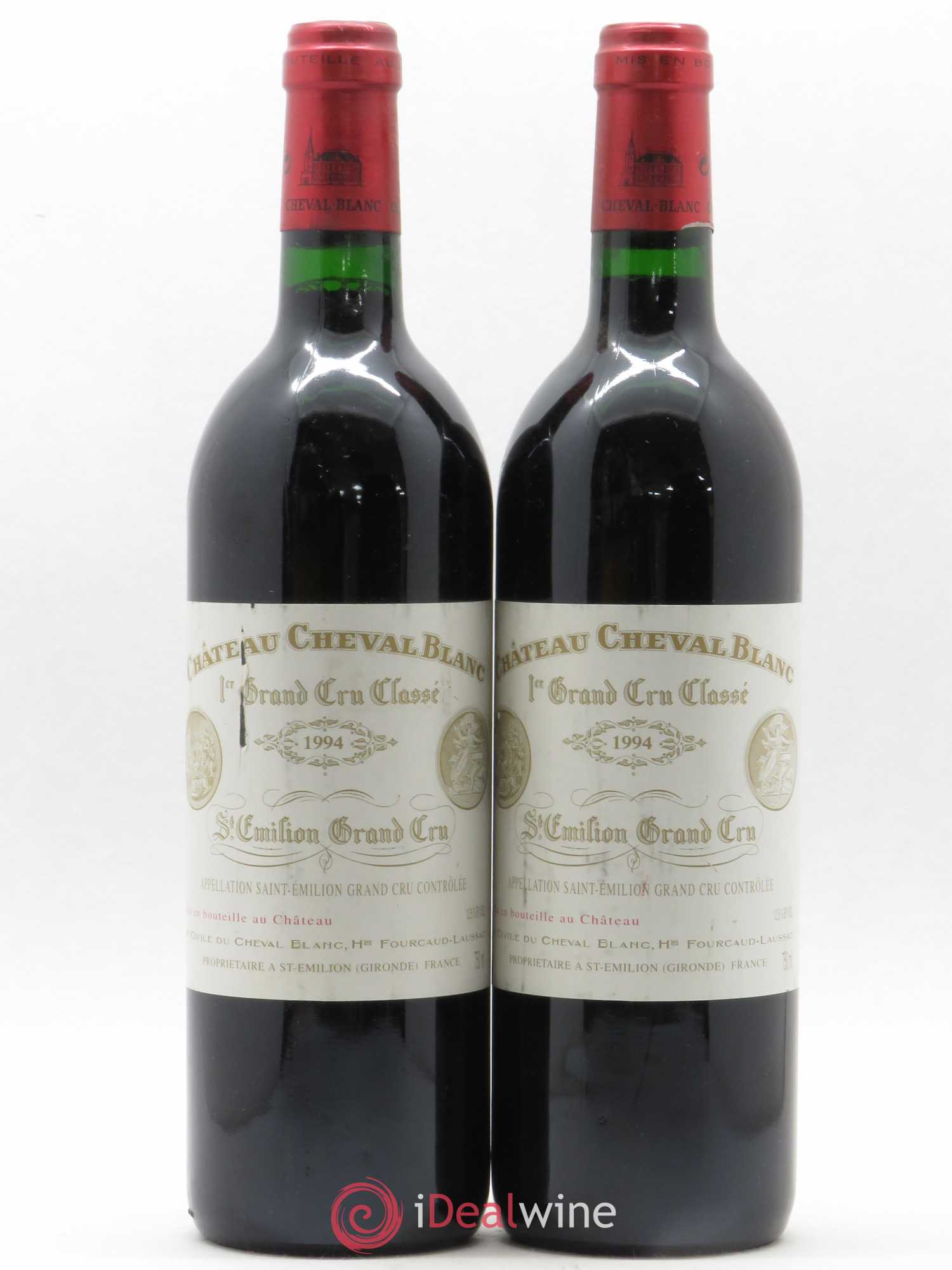 Château Cheval Blanc 1er Grand Cru Classé A 1994 - Lot de 2 bouteilles - 0