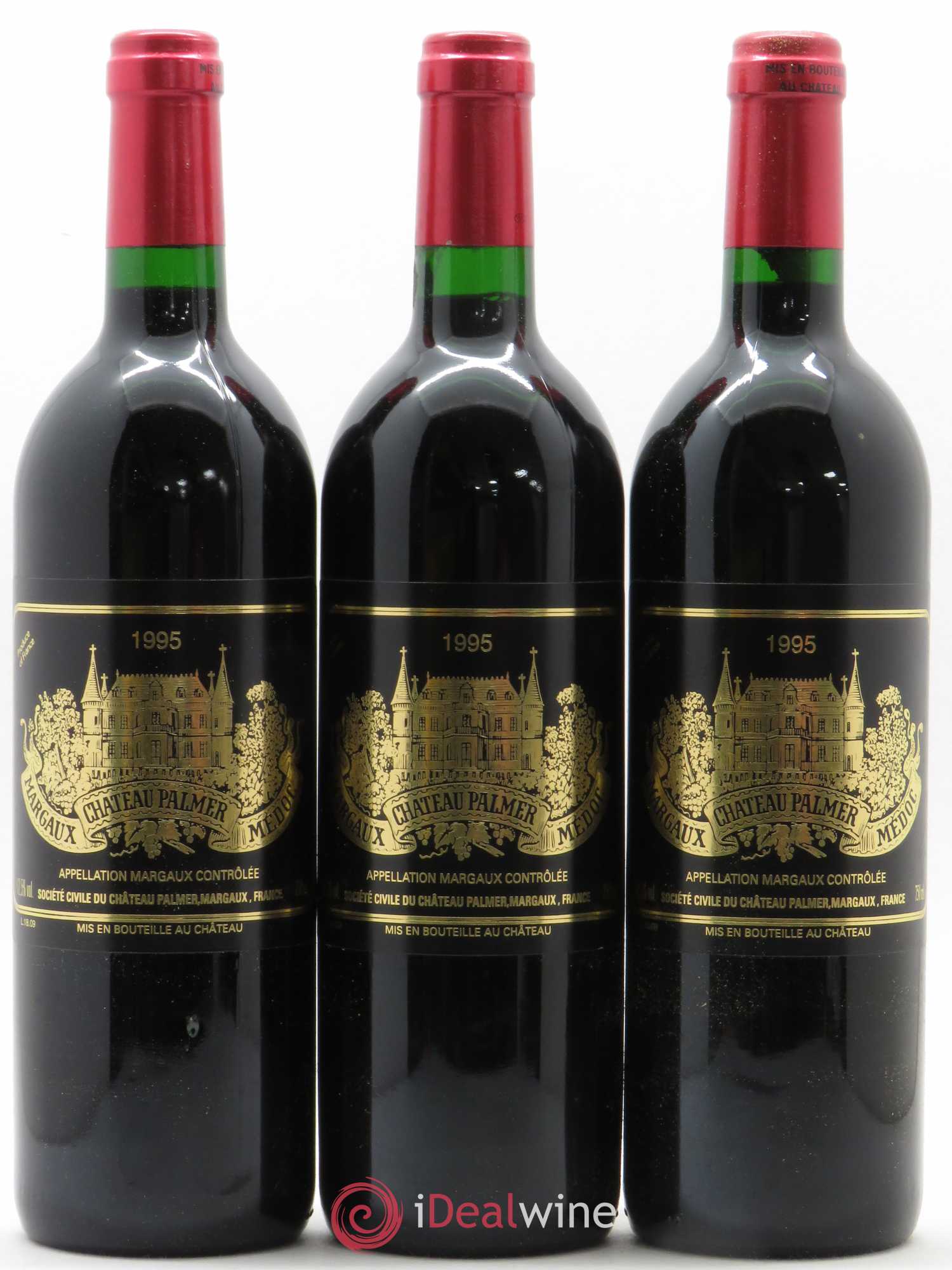 Château Palmer 3ème Grand Cru Classé 1995 - Lot de 12 bouteilles - 2
