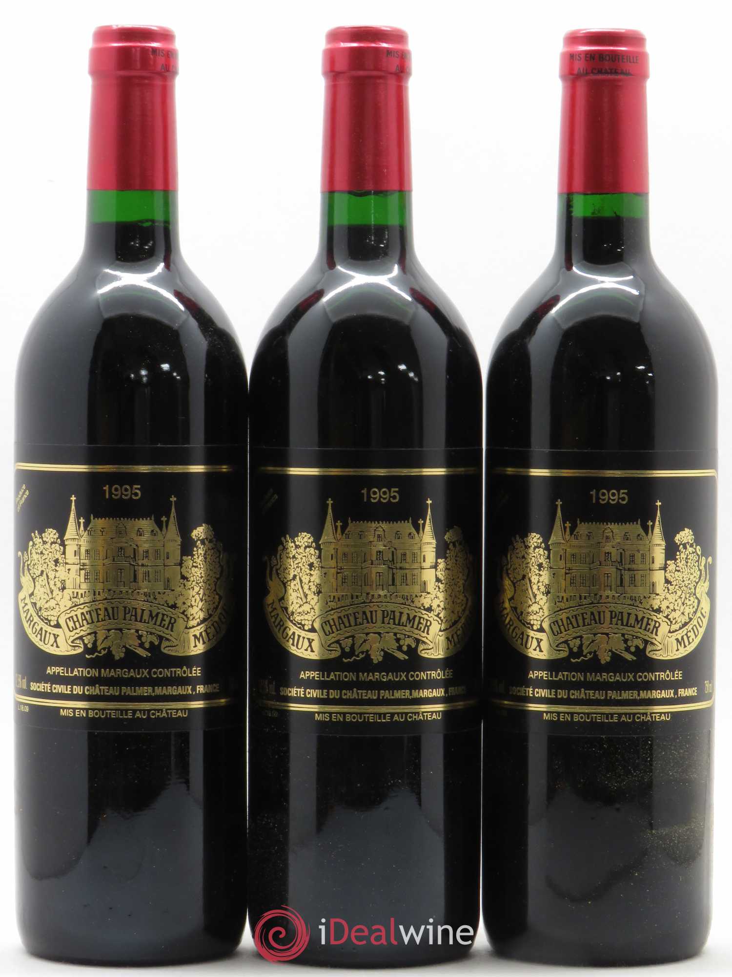 Château Palmer 3ème Grand Cru Classé 1995 - Lot de 12 bouteilles - 3