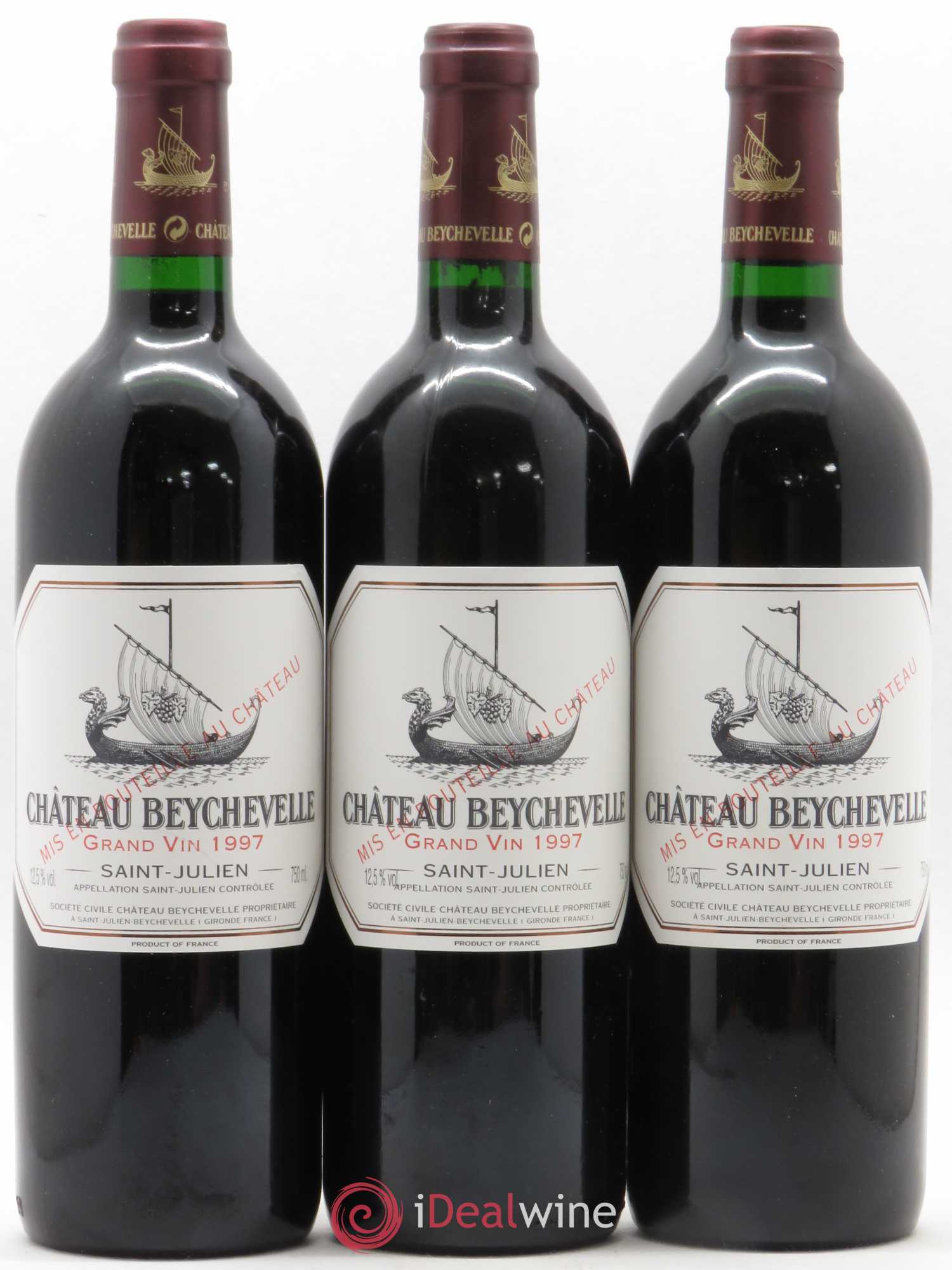 Château Beychevelle 4ème Grand Cru Classé 1997 - Lot de 12 bouteilles - 3