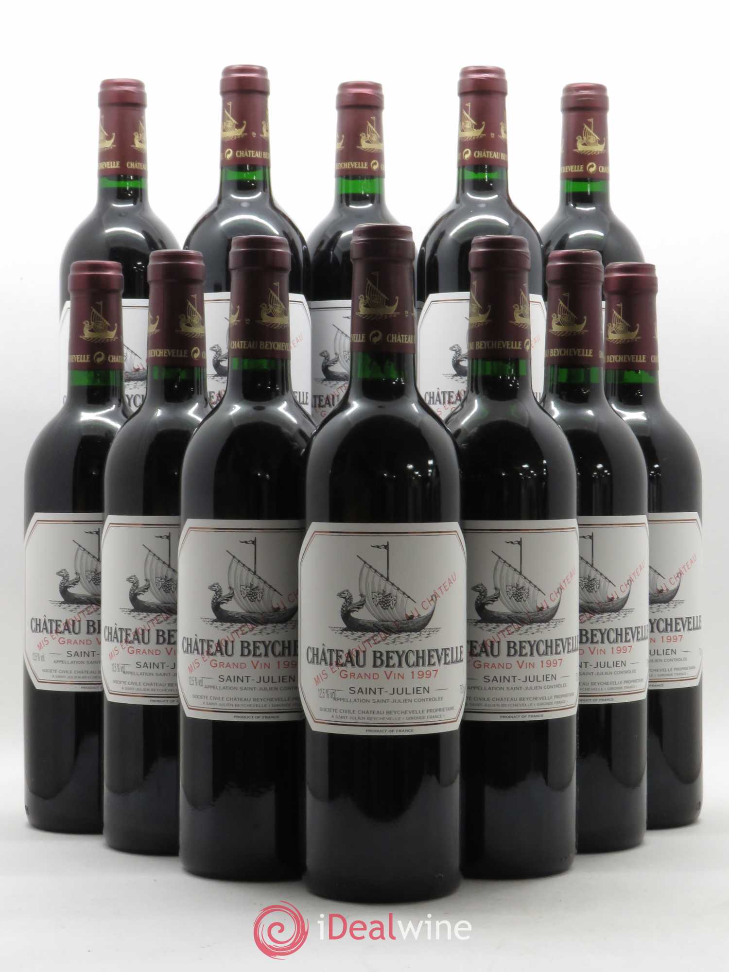 Château Beychevelle 4ème Grand Cru Classé 1997 - Lot de 12 bouteilles - 0