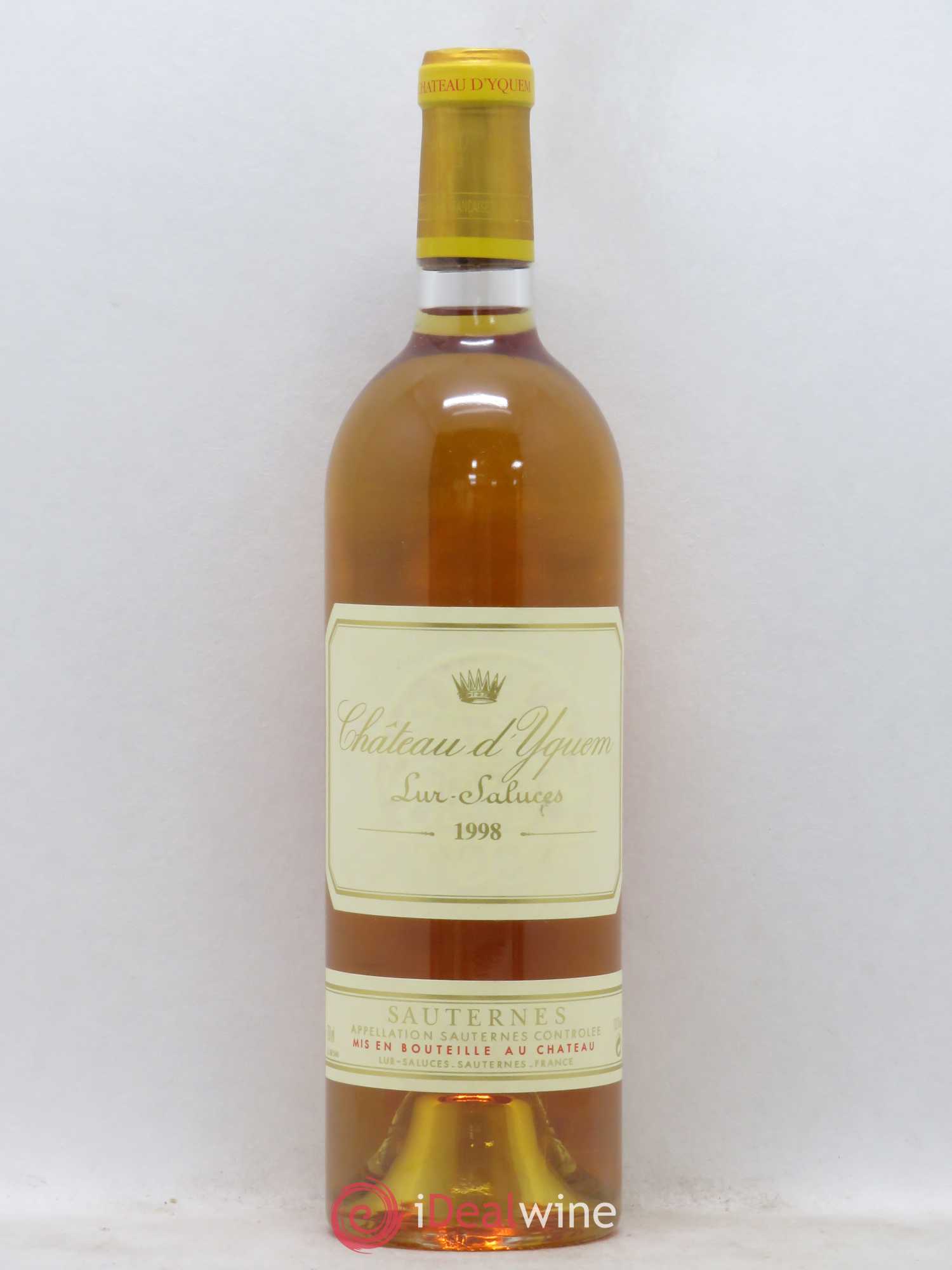 Château d' Yquem 1er Cru Classé Supérieur 1998 - Lotto di 1 bottiglia - 0