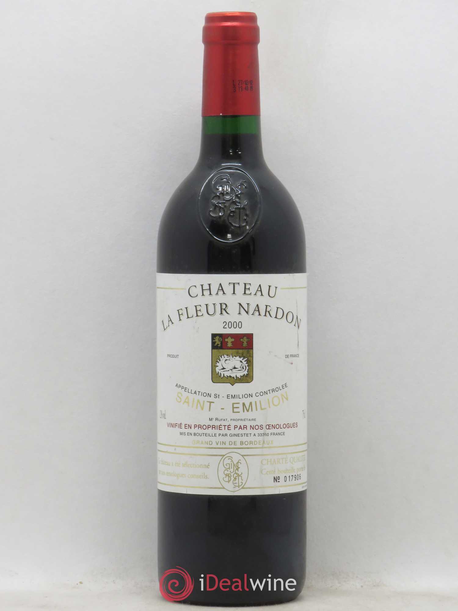 Saint-Émilion Château Lafleur Nardon (sans prix de réserve) 2000 - Posten von 1 Flasche - 0