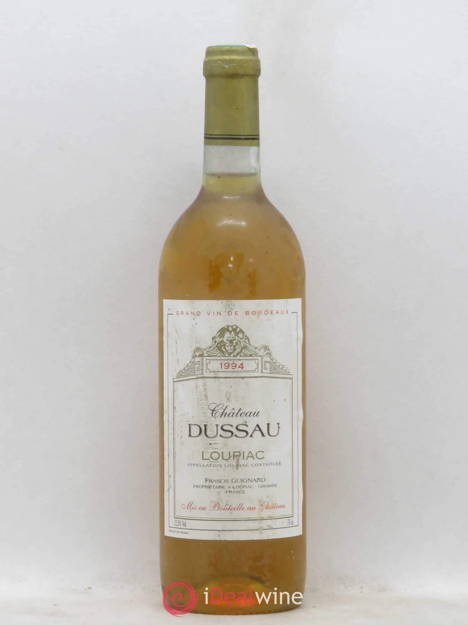 Loupiac Château Dussau 1994 - Lotto di 1 bottiglia - 0