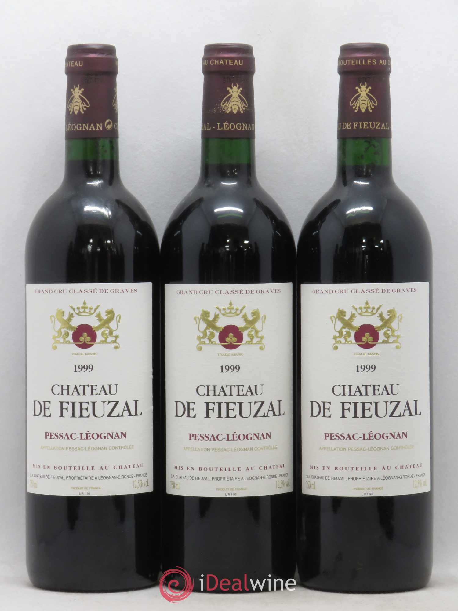 Château de Fieuzal Cru Classé de Graves 1999 - Lot de 12 bouteilles - 1