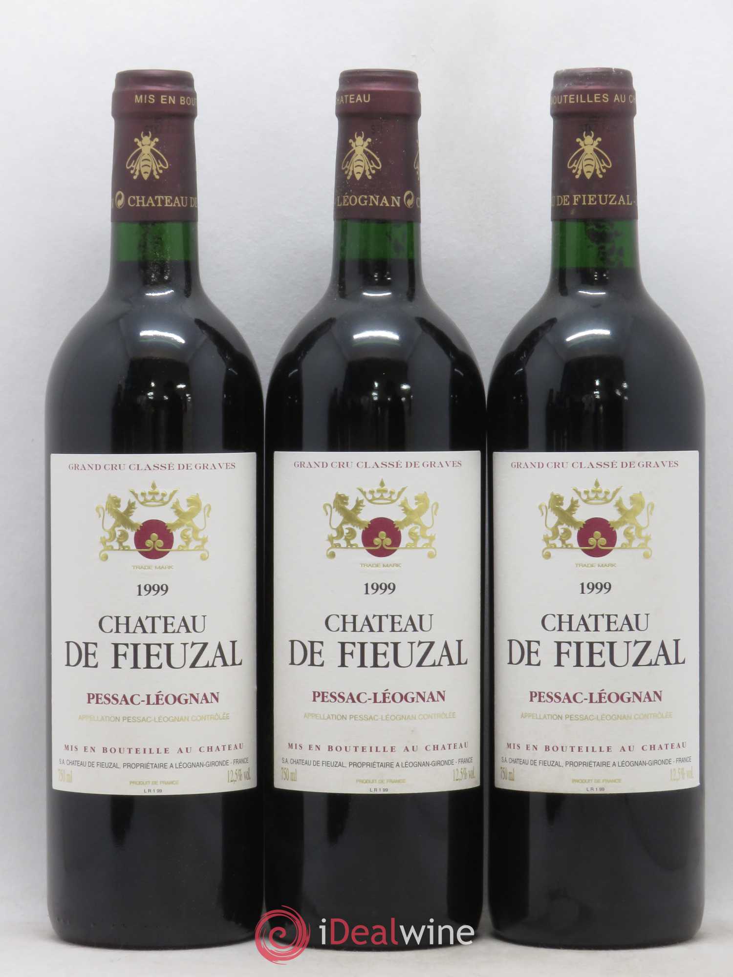 Château de Fieuzal Cru Classé de Graves 1999 - Lot de 12 bouteilles - 2