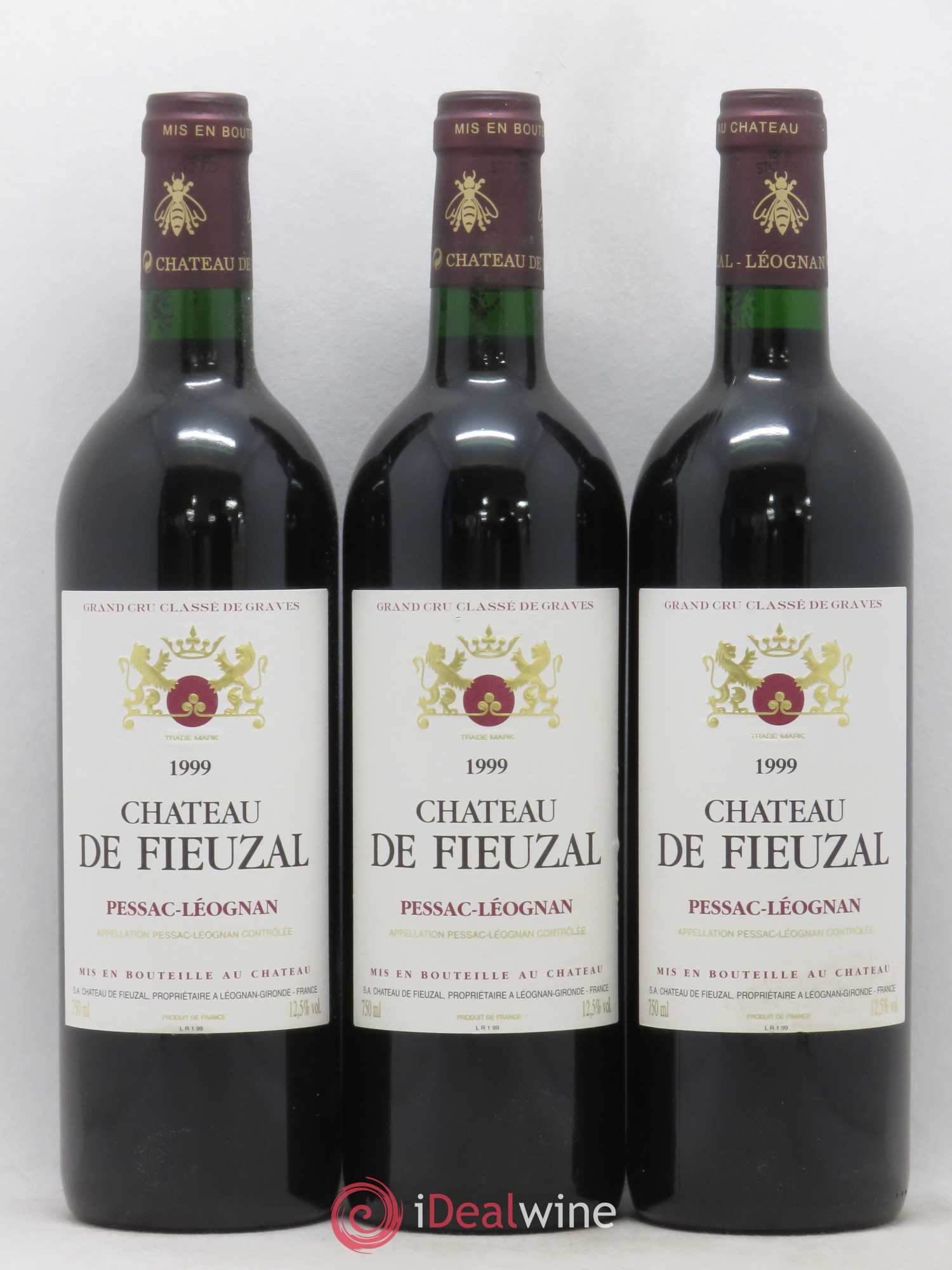 Château de Fieuzal Cru Classé de Graves 1999 - Lot de 12 bouteilles - 3
