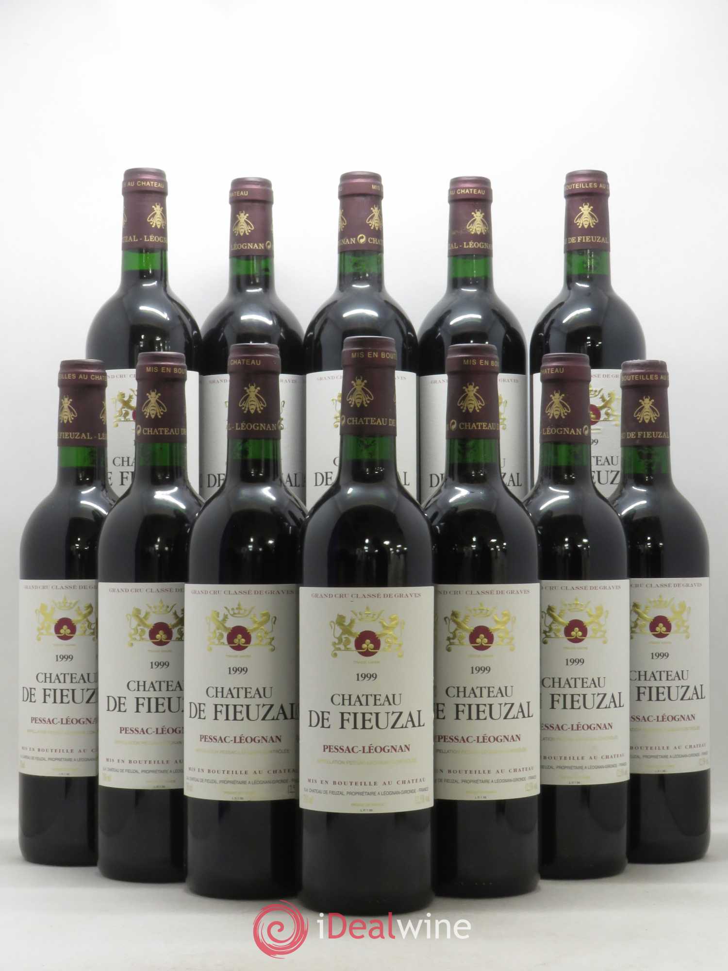 Château de Fieuzal Cru Classé de Graves 1999 - Lot de 12 bouteilles - 0