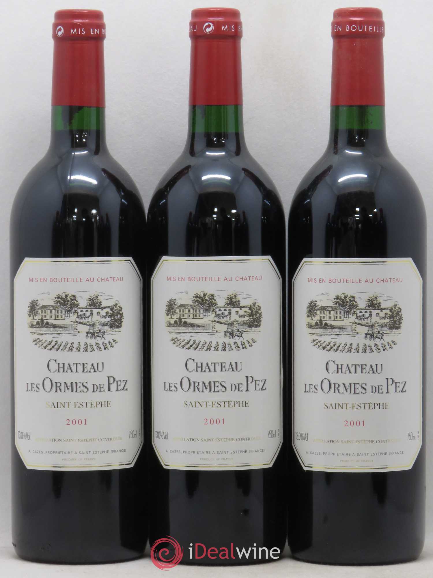 Château les Ormes de Pez 2001 - Lot de 12 bouteilles - 1