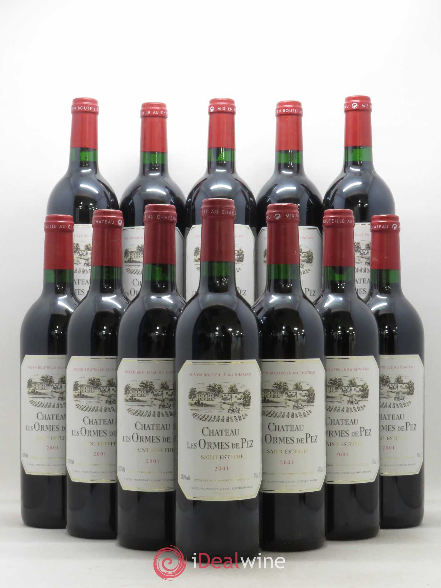 Château les Ormes de Pez 2001 - Lot de 12 bouteilles - 0