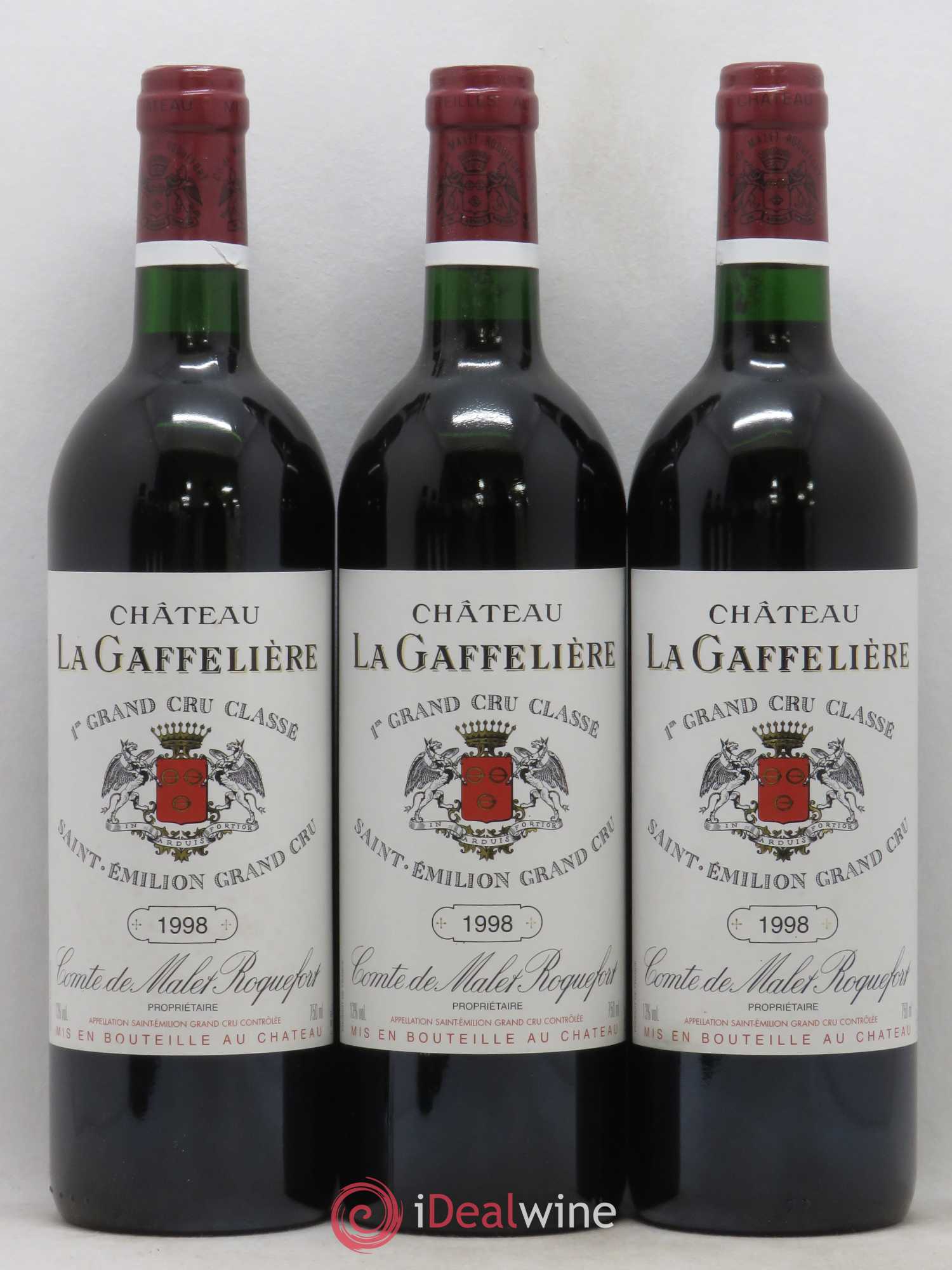 Château la Gaffelière 1er Grand Cru Classé B 1998 - Lot de 12 bouteilles - 2