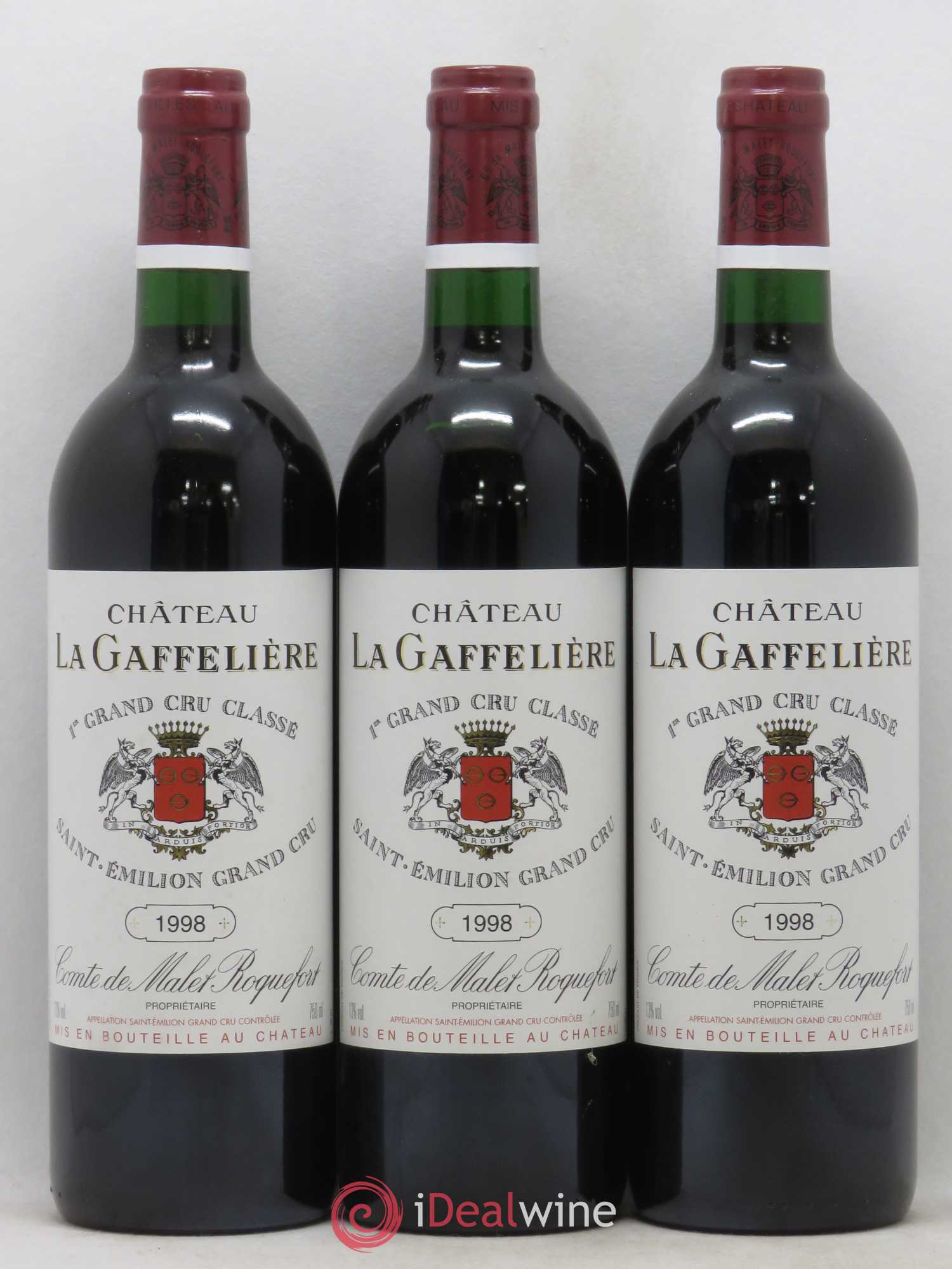 Château la Gaffelière 1er Grand Cru Classé B 1998 - Lot de 12 bouteilles - 3