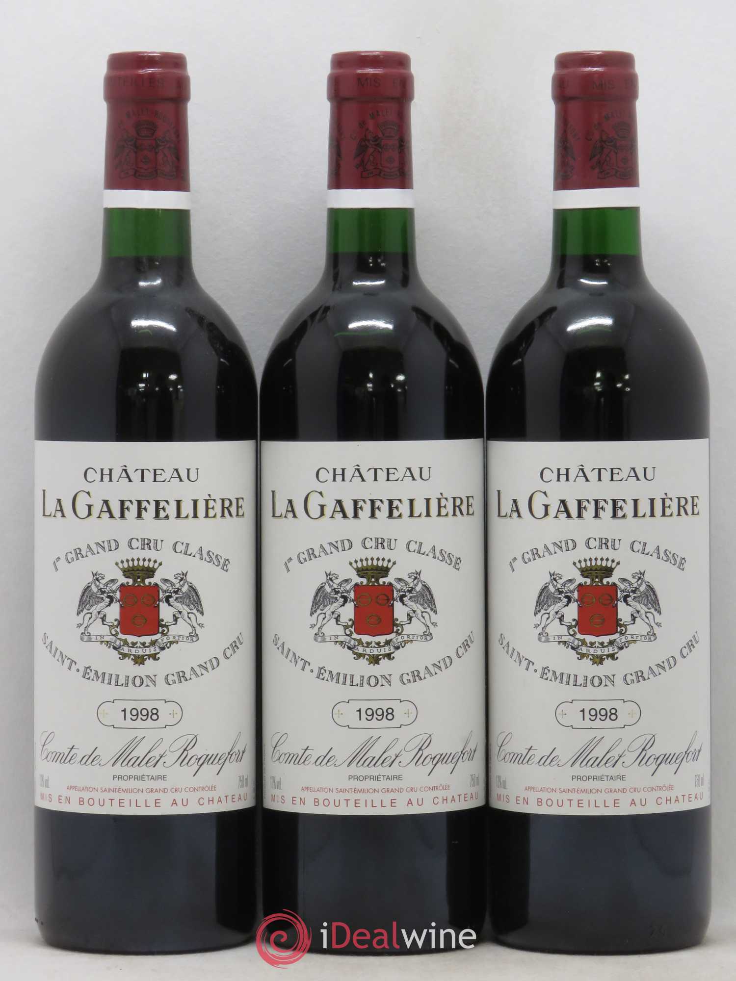 Château la Gaffelière 1er Grand Cru Classé B 1998 - Lot de 12 bouteilles - 4