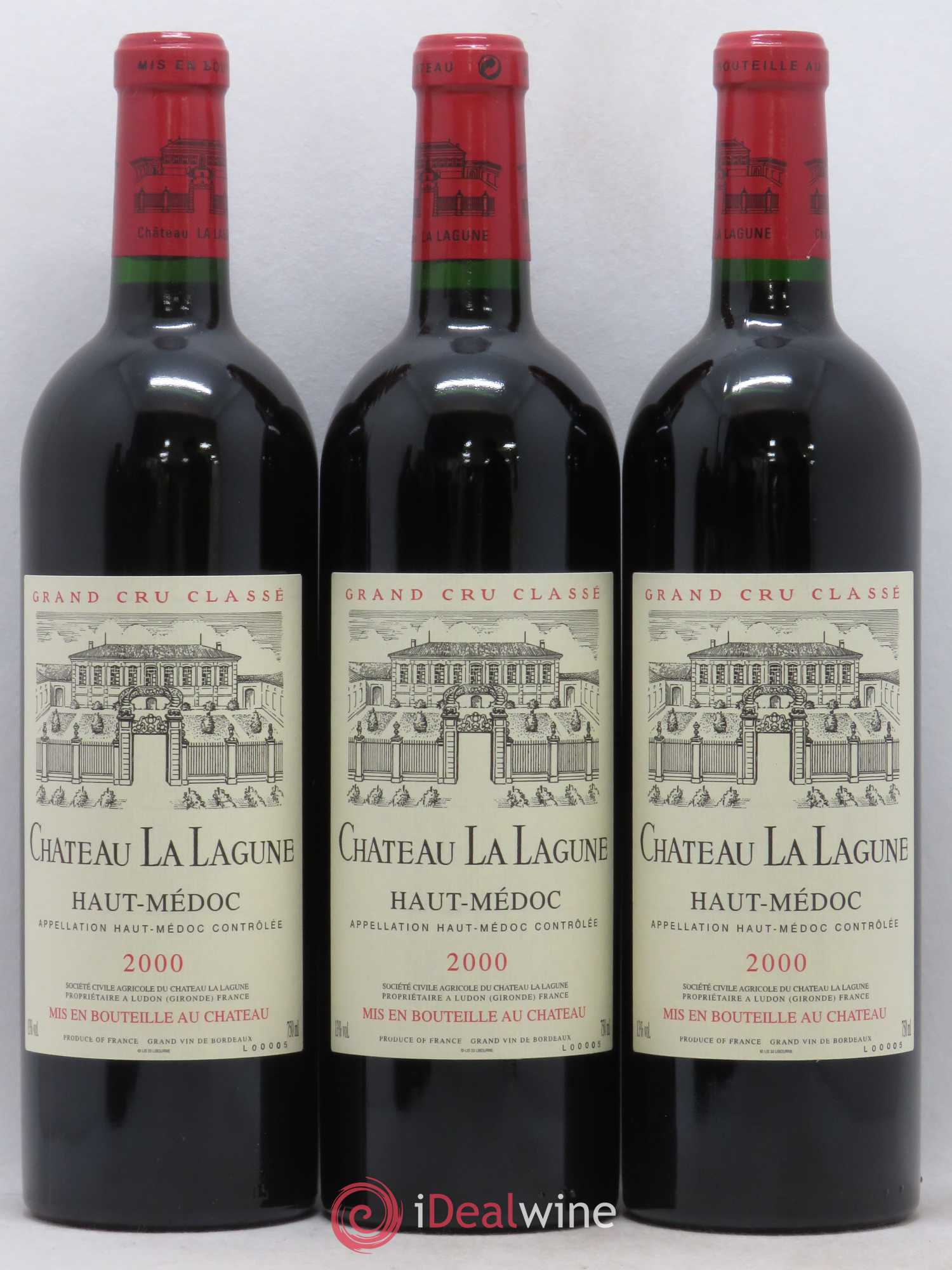 Château la Lagune 3ème Grand Cru Classé 2000 - Lot de 12 bouteilles - 2
