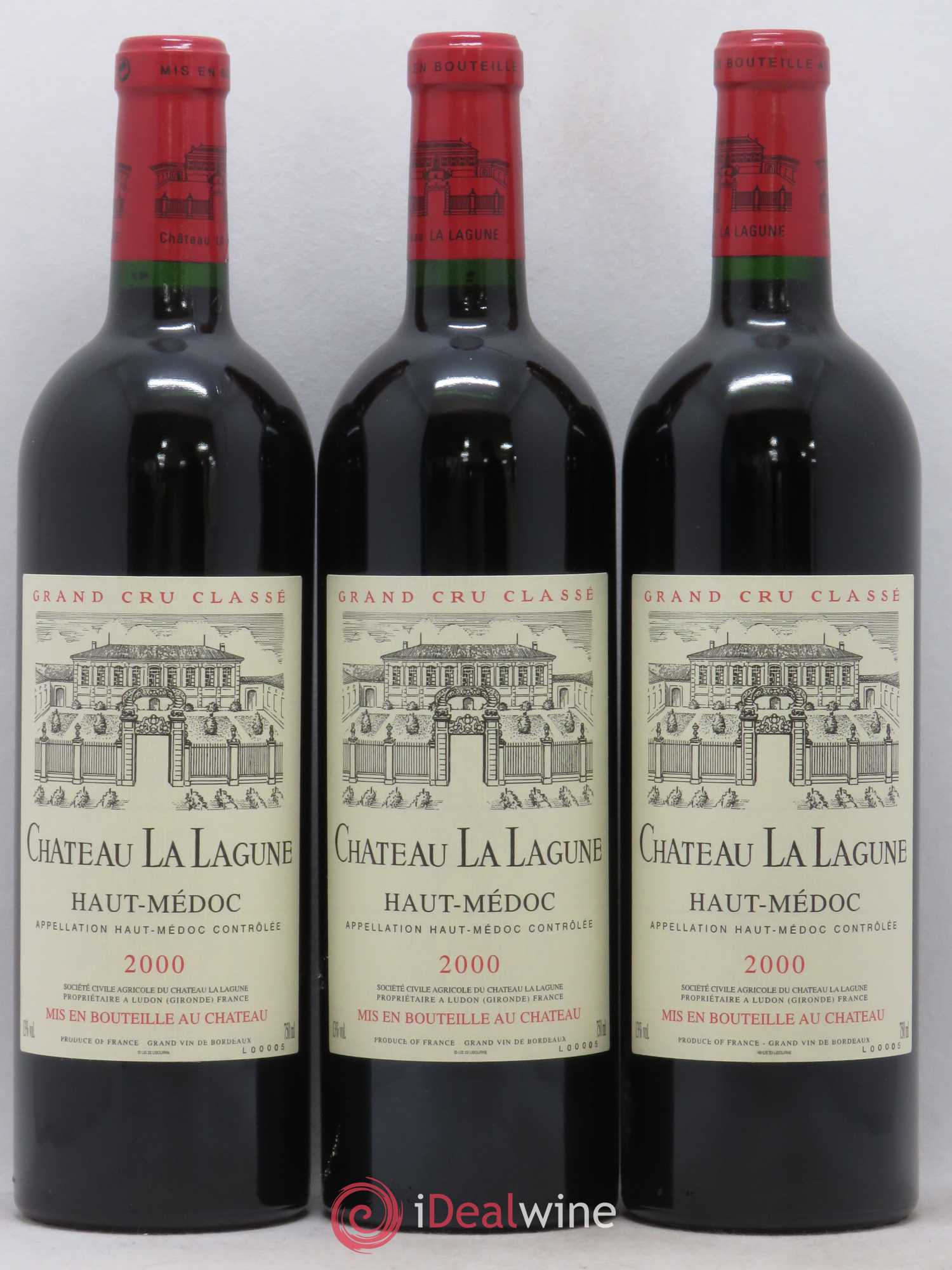 Château la Lagune 3ème Grand Cru Classé 2000 - Lot de 12 bouteilles - 3