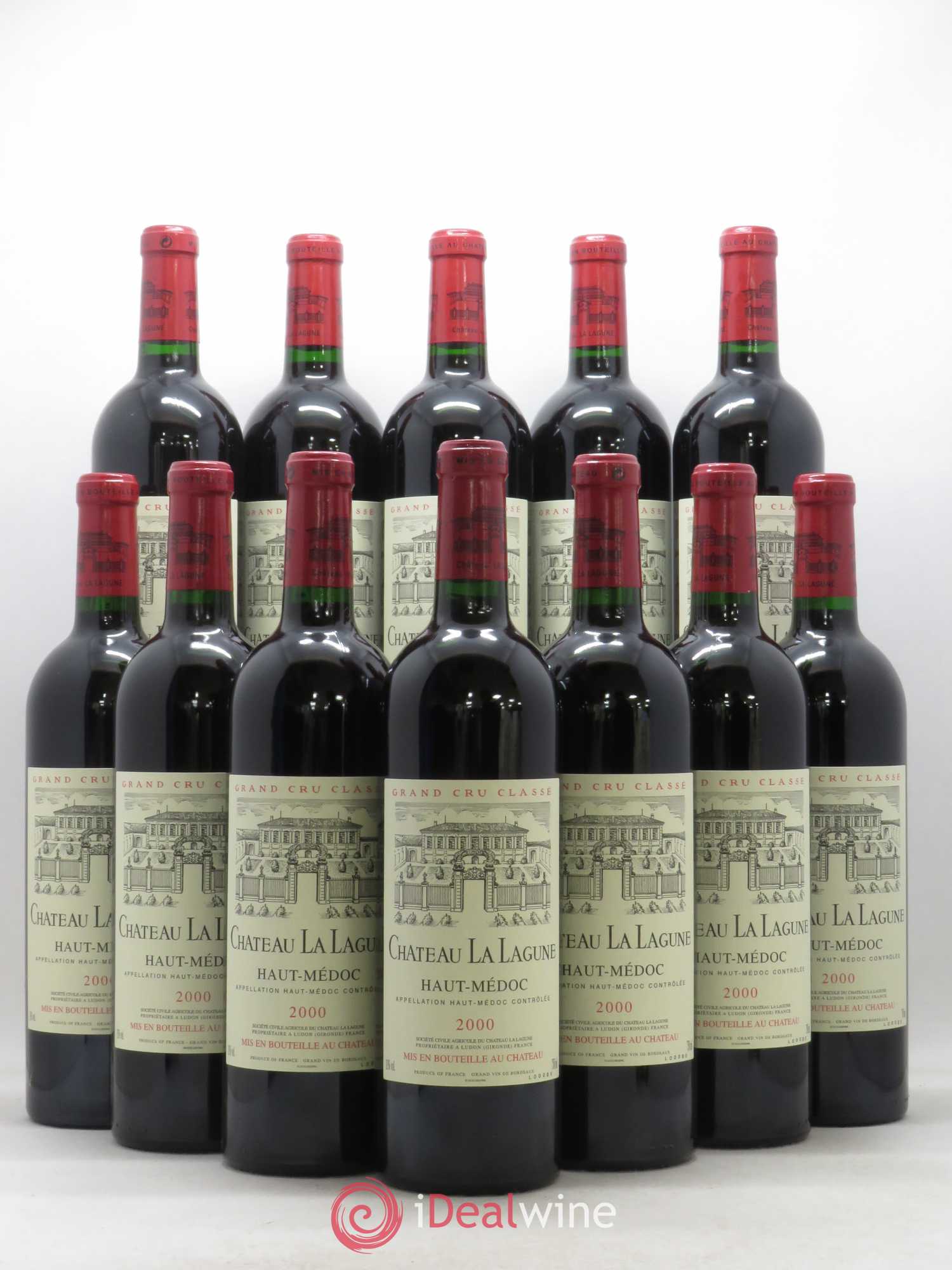 Château la Lagune 3ème Grand Cru Classé 2000 - Lot de 12 bouteilles - 0