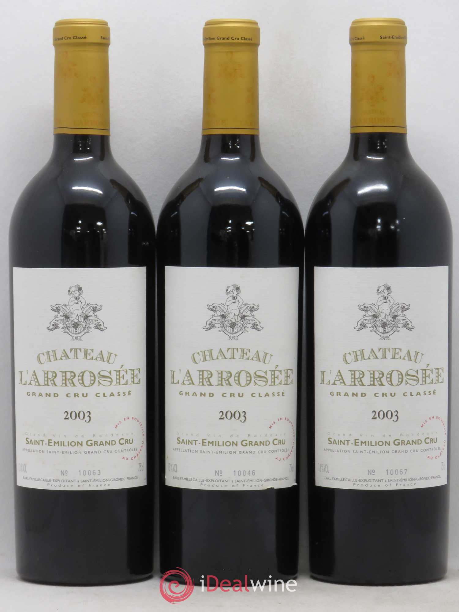 Château l' Arrosée Grand Cru Classé 2003 - Lot de 12 bouteilles - 4