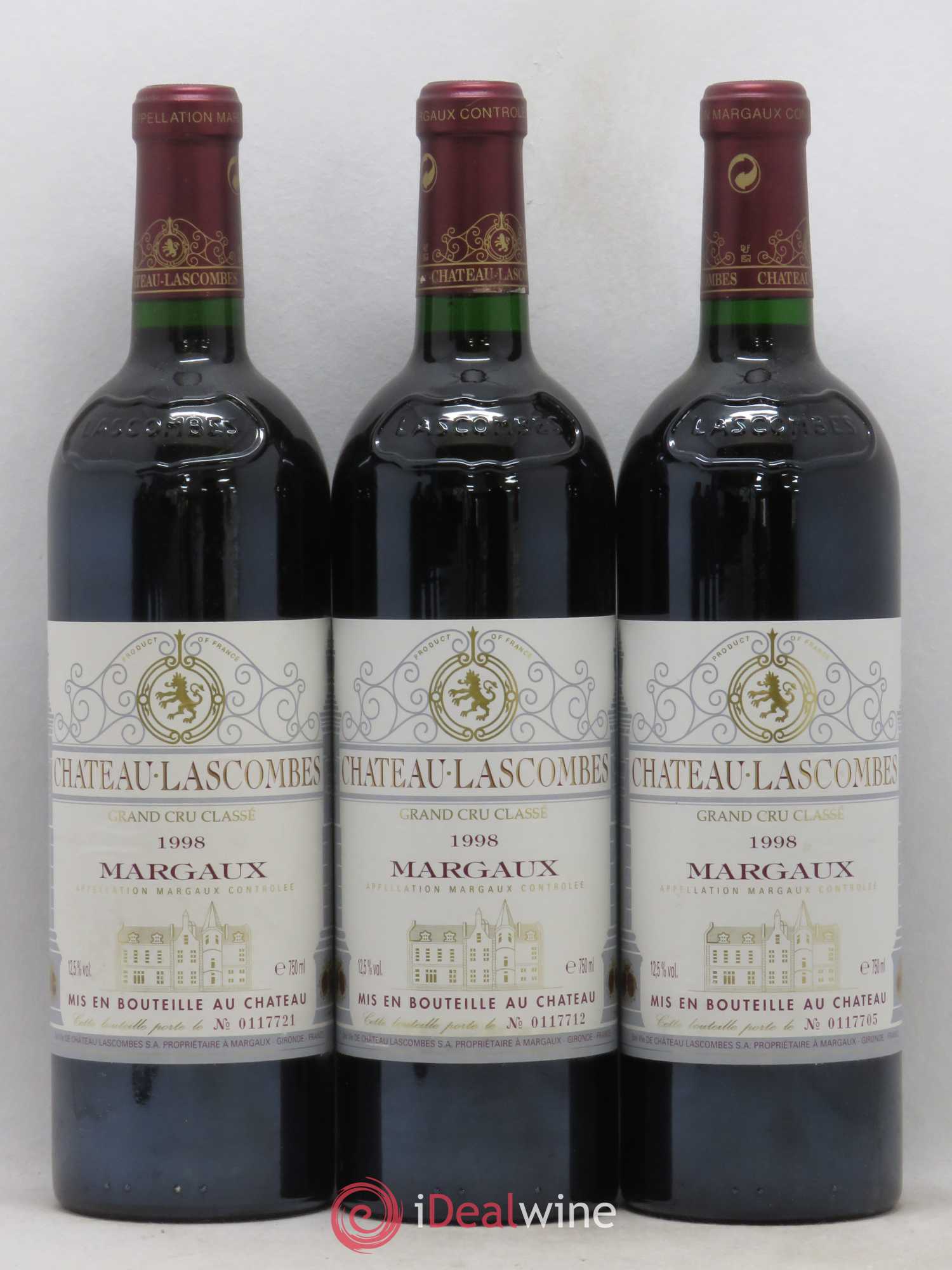 Château Lascombes 2ème Grand Cru Classé 1998 - Lot de 12 bouteilles - 2