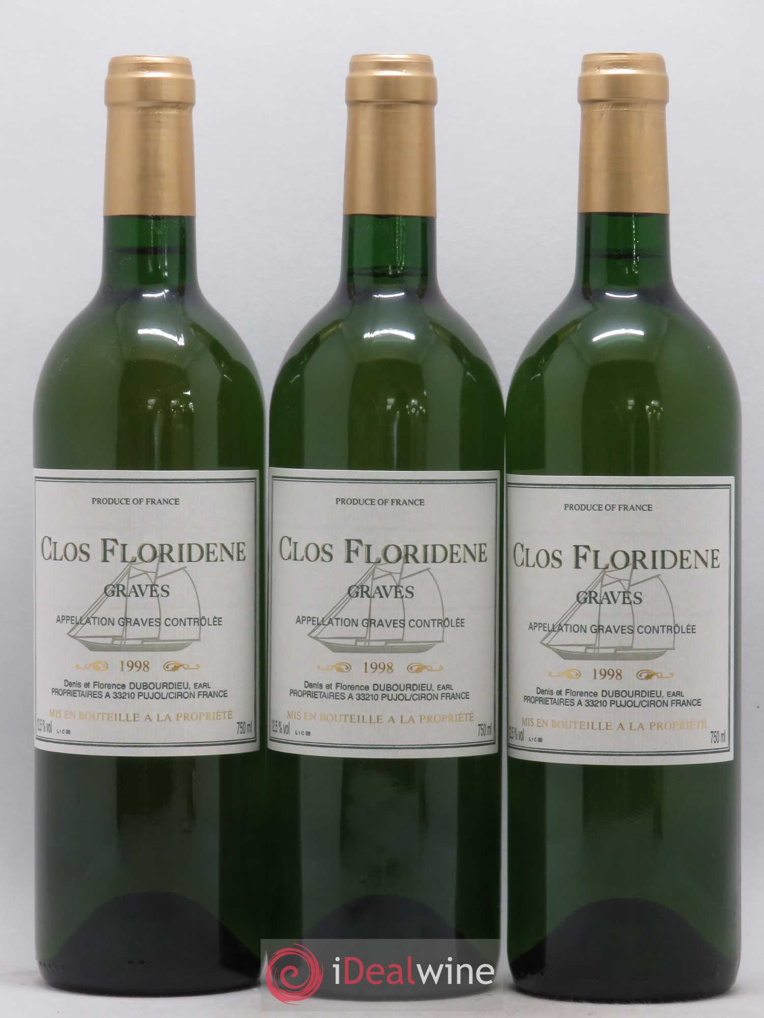 Clos Floridène 1998 - Lot de 12 bouteilles - 3