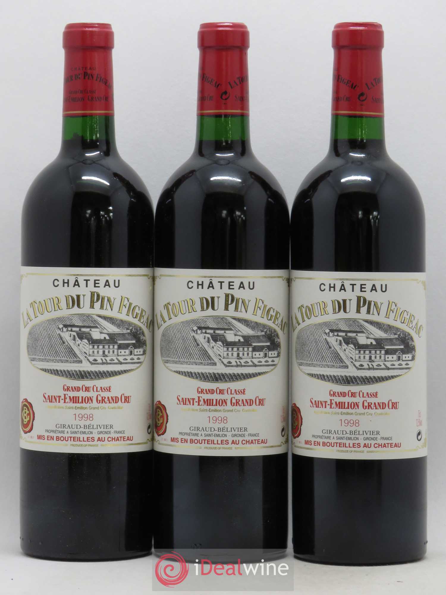 Château la Tour du Pin Figeac 1998 - Lot de 12 bouteilles - 2