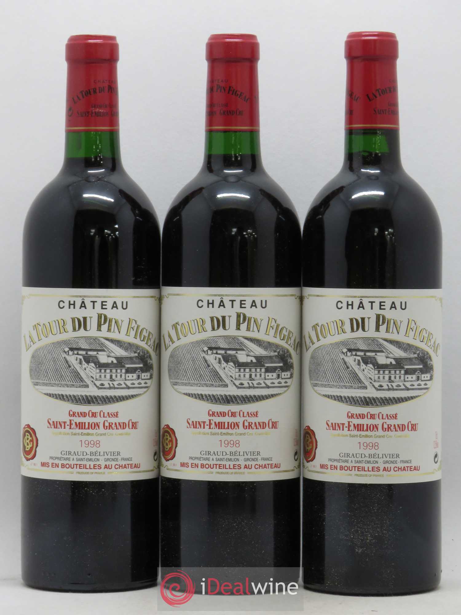 Château la Tour du Pin Figeac 1998 - Lot de 12 bouteilles - 3