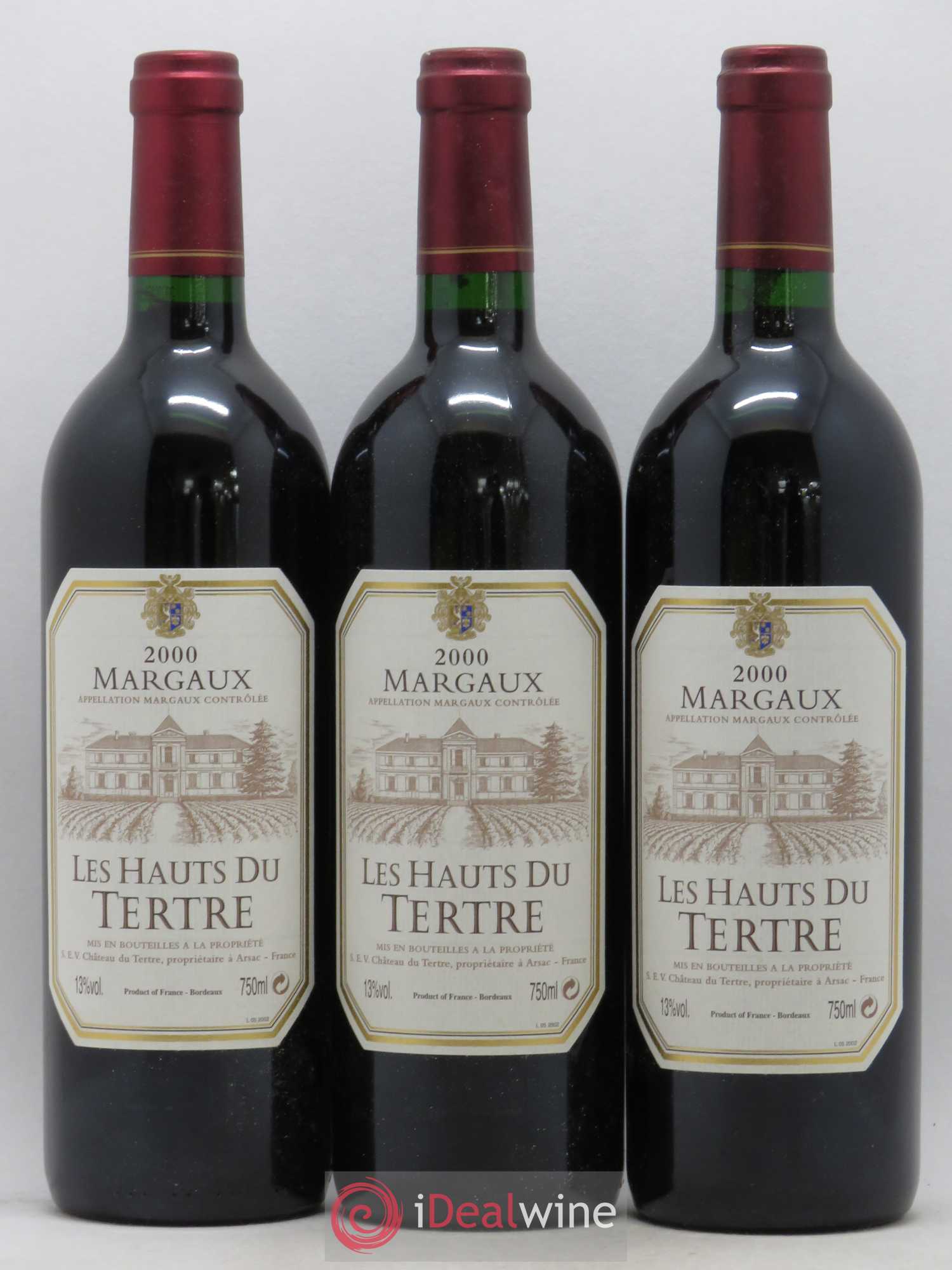Les Hauts du Tertre 2000 - Lot de 12 bouteilles - 1