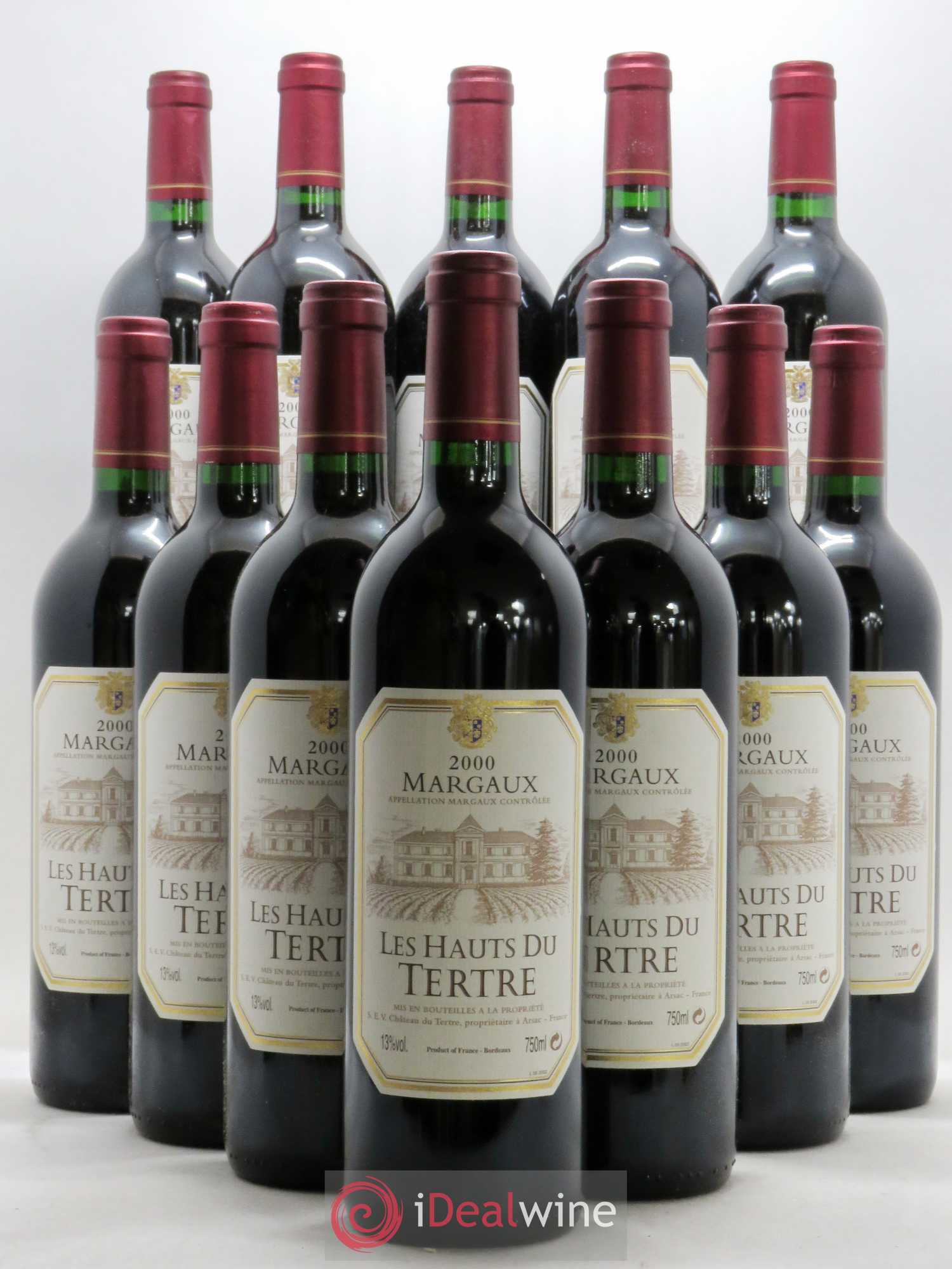 Les Hauts du Tertre 2000 - Lot de 12 bouteilles - 0