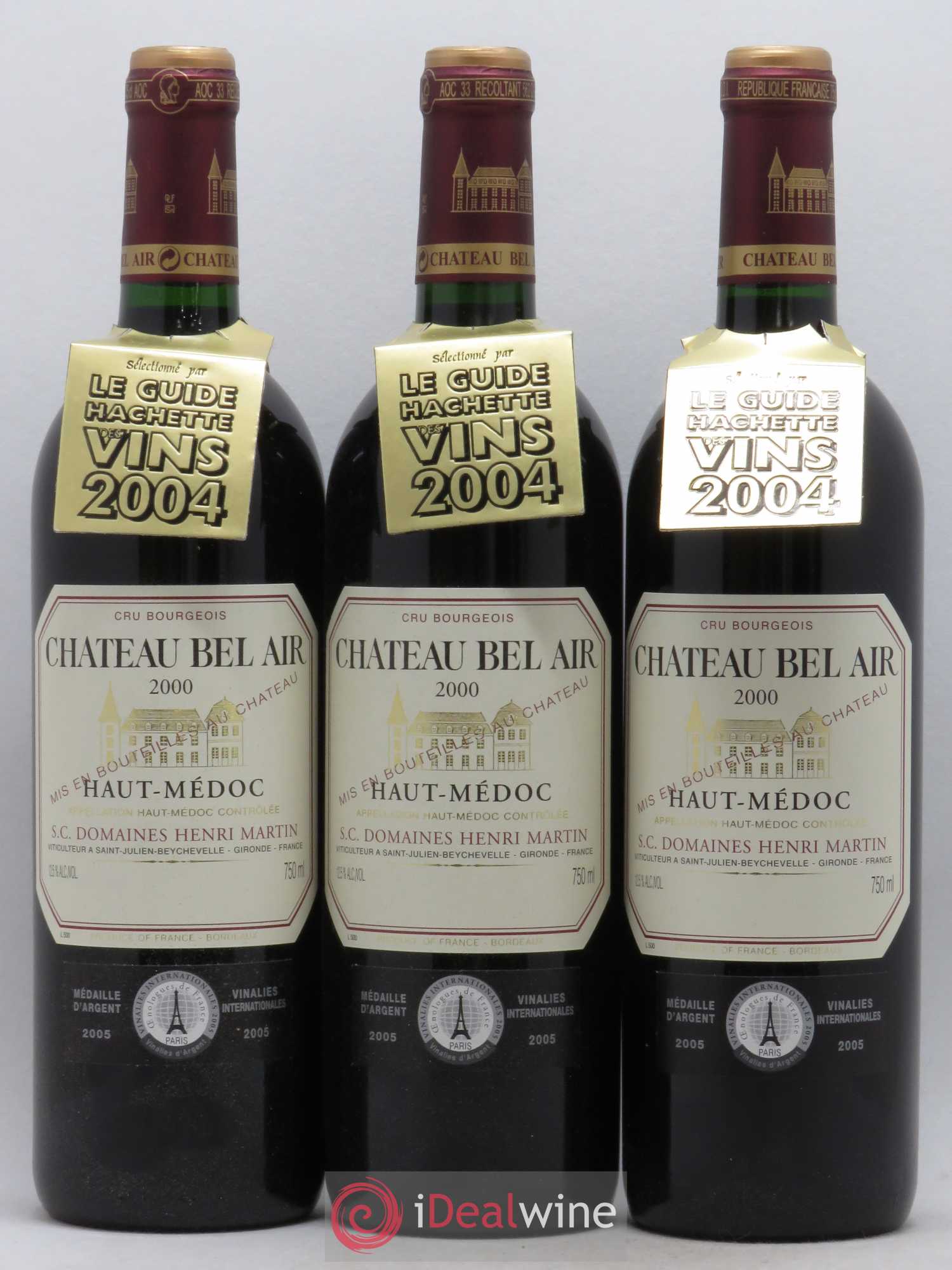 Château Bel Air (sans prix de réserve) 2000 - Lot de 6 bouteilles - 2