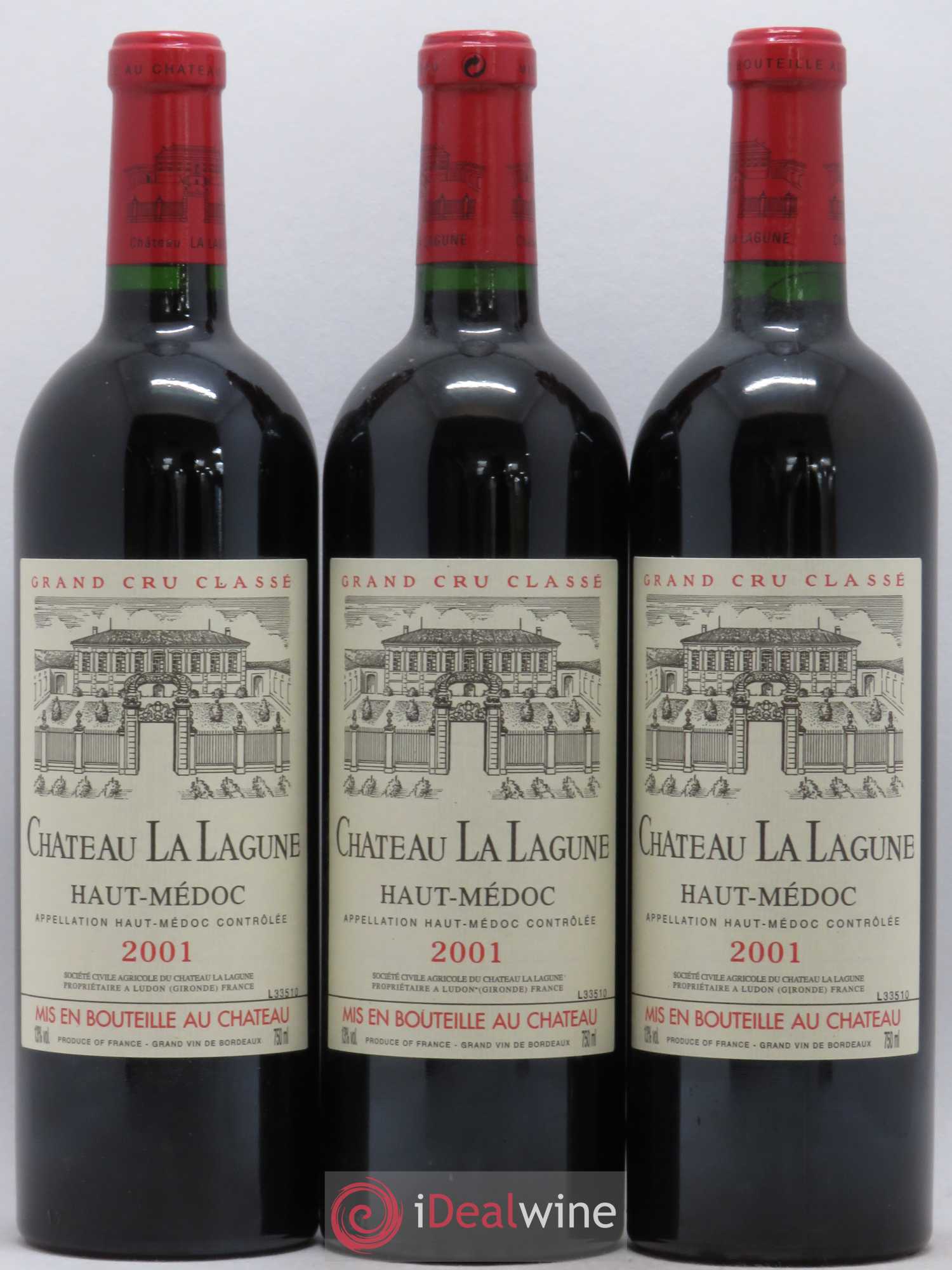 Château la Lagune 3ème Grand Cru Classé 2001 - Lot de 12 bouteilles - 2
