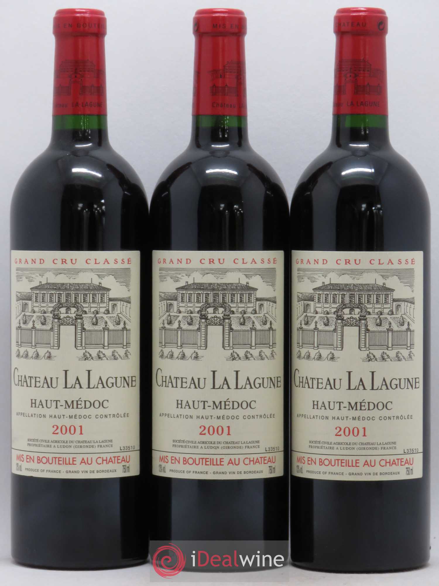 Château la Lagune 3ème Grand Cru Classé 2001 - Lot de 12 bouteilles - 3