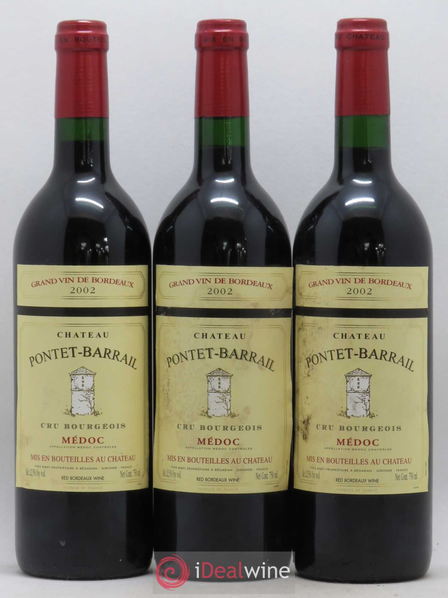 Bordeaux Château Pontet Barrail Medoc (sans prix de réserve) 2002 - Lot de 6 bouteilles - 2