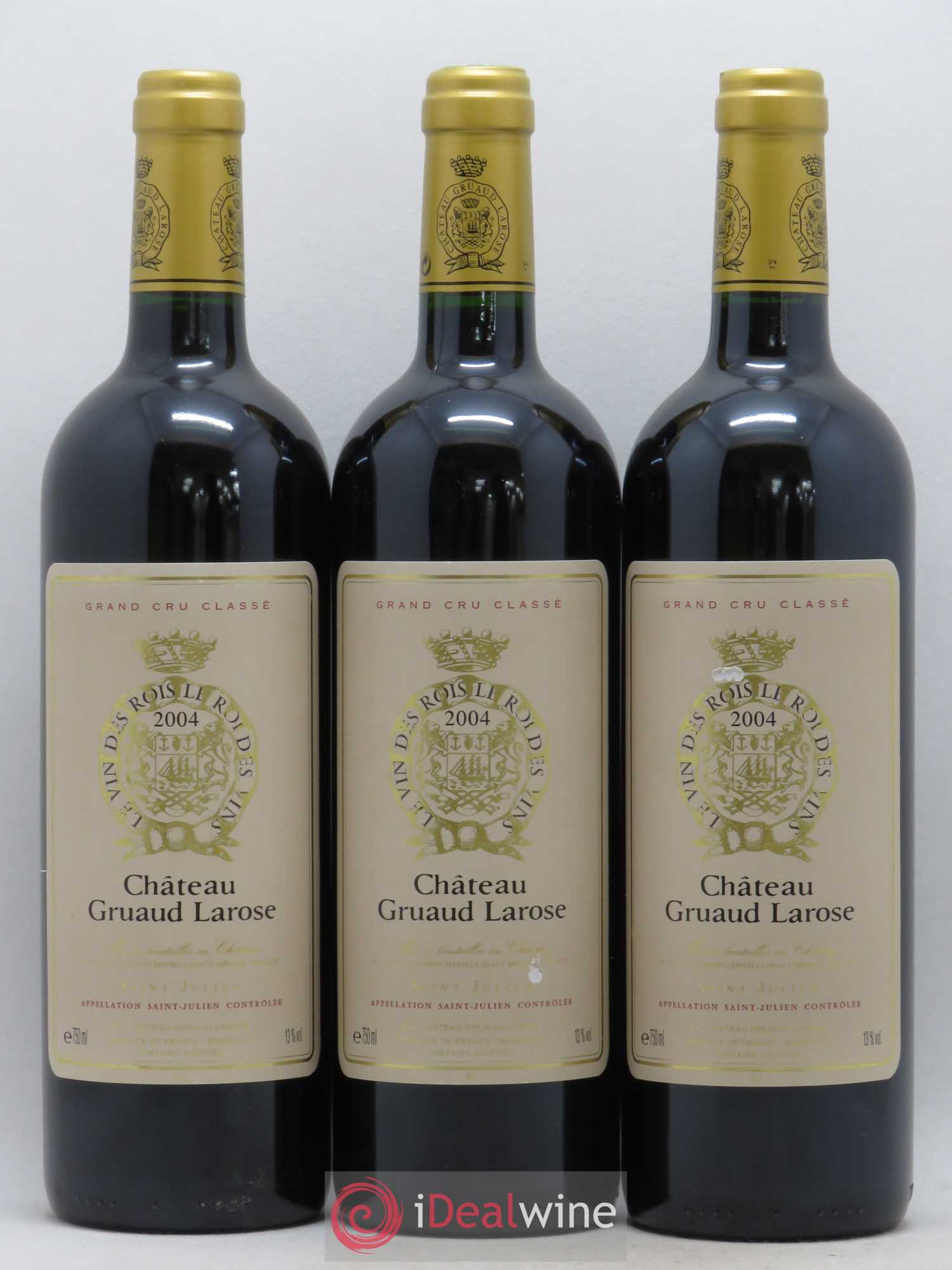 Château Gruaud Larose 2ème Grand Cru Classé 2004 - Lot de 6 bouteilles - 1