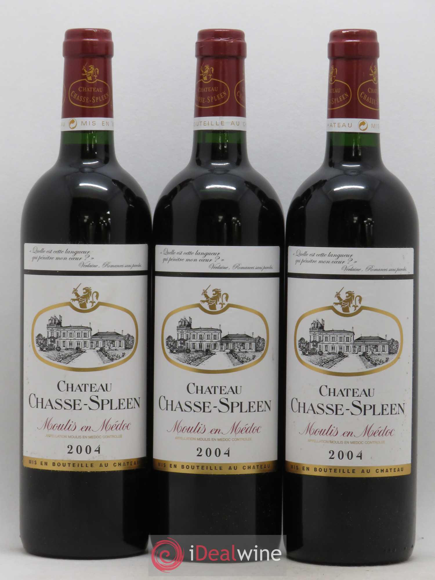 Château Chasse Spleen 2004 - Lot de 6 bouteilles - 2