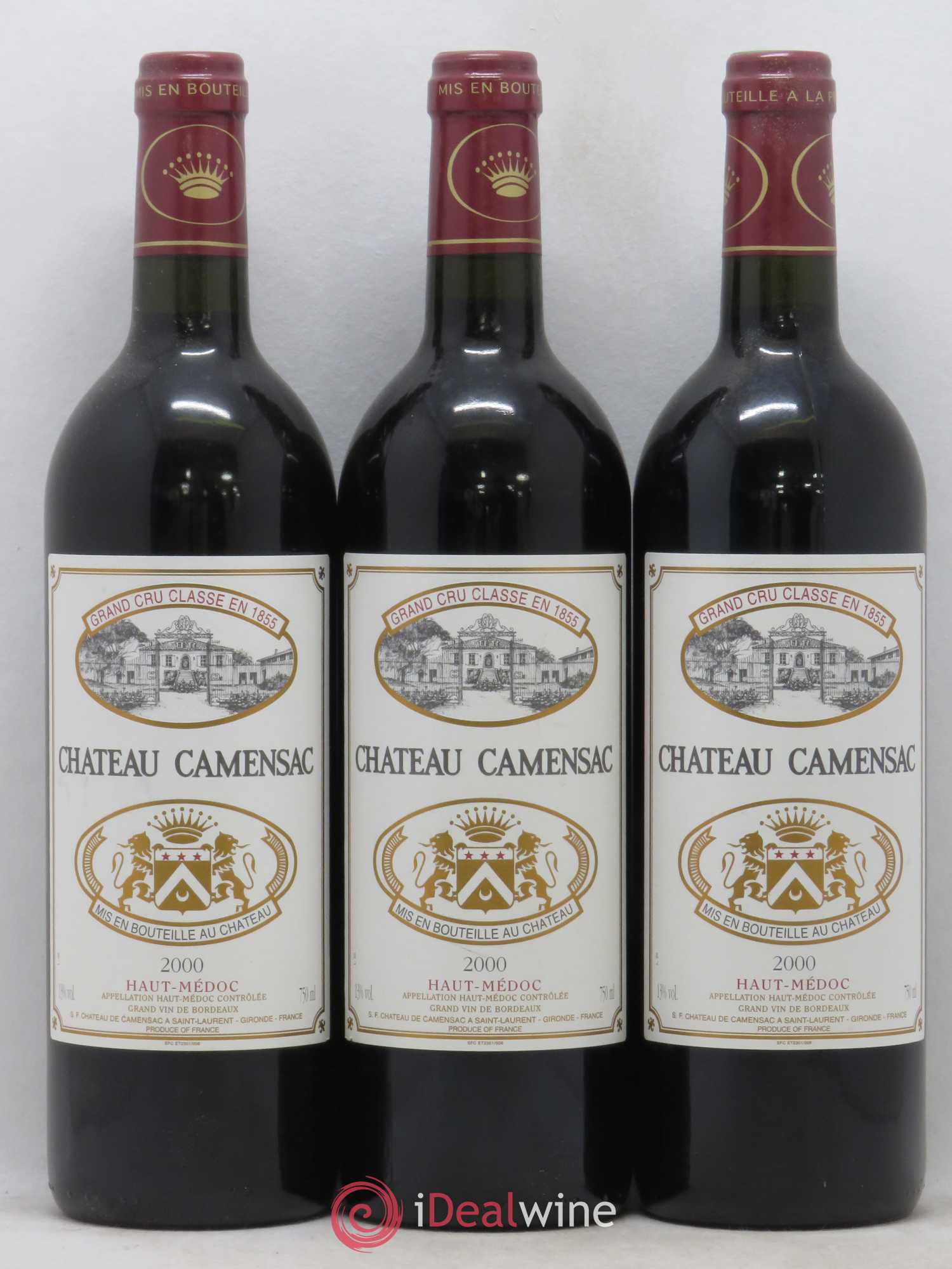 Château Camensac 5ème Grand Cru Classé 2000 - Lot de 12 bouteilles - 4