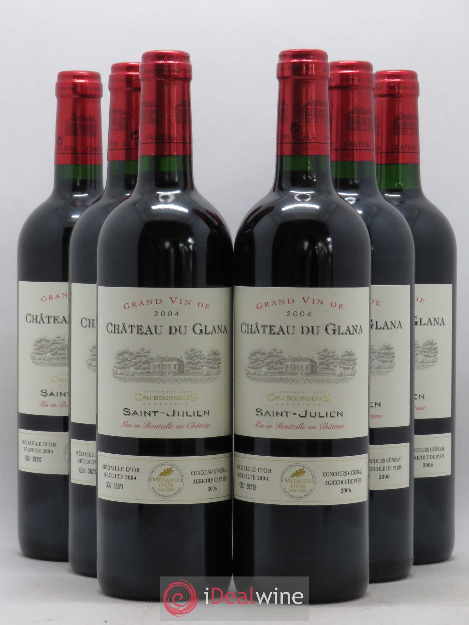 Château du Glana 2004 - Lot de 6 bouteilles - 0