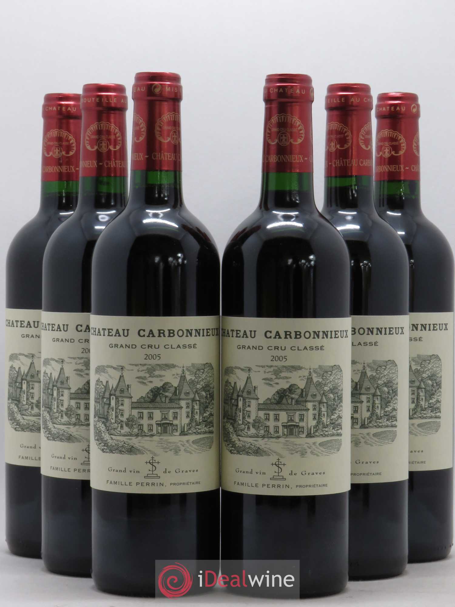 Château Carbonnieux Cru Classé de Graves 2005 - Lot de 6 bouteilles - 0