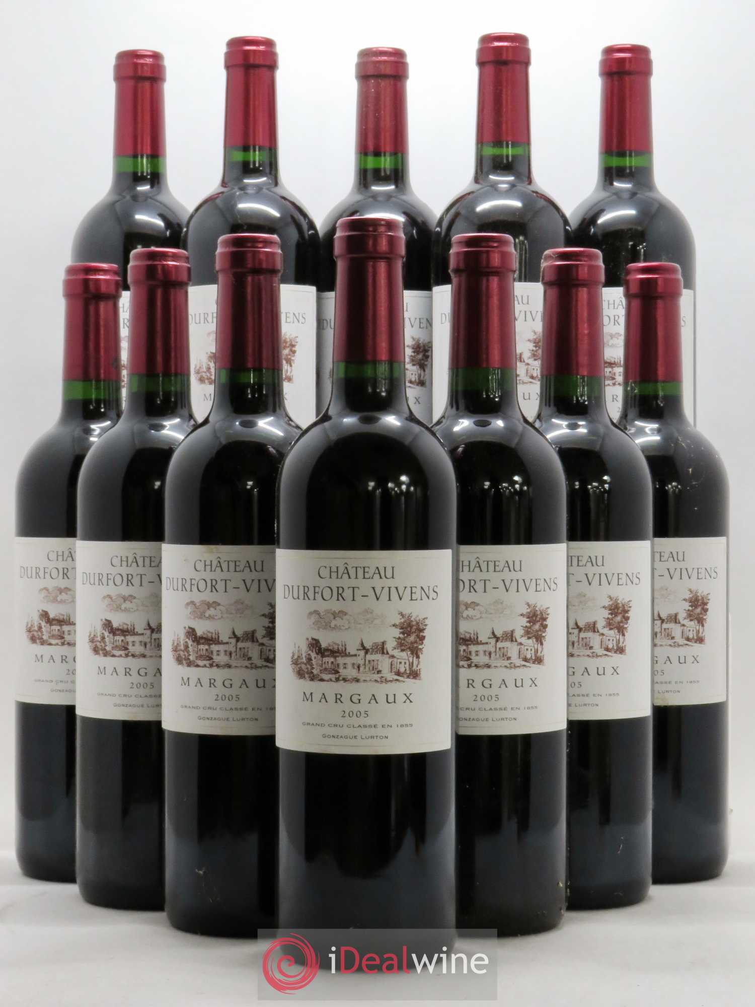 Château Durfort Vivens 2ème Grand Cru Classé 2005 - Lot de 12 bouteilles - 0