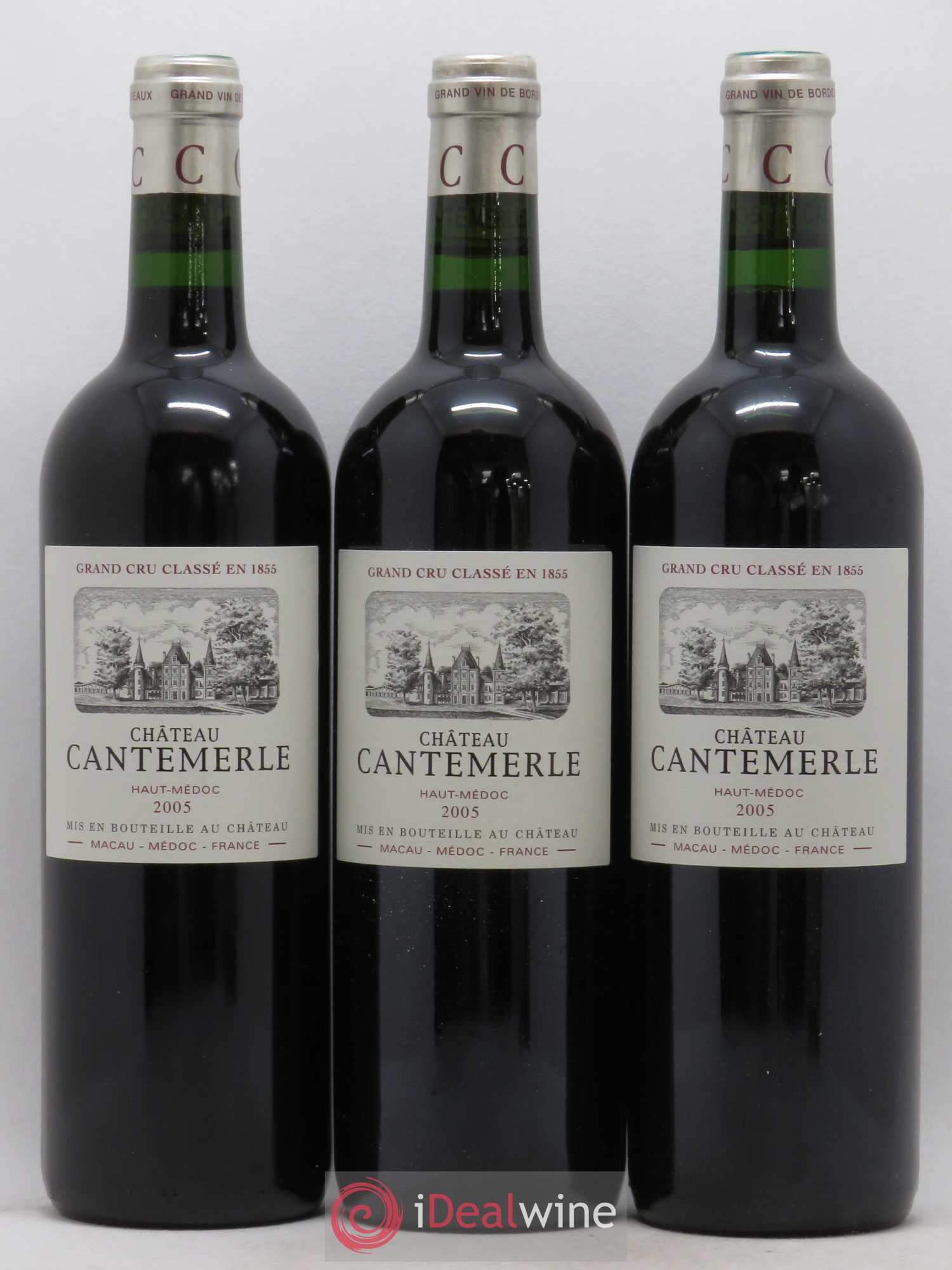 Château Cantemerle 5ème Grand Cru Classé 2005 - Lot de 12 bouteilles - 1