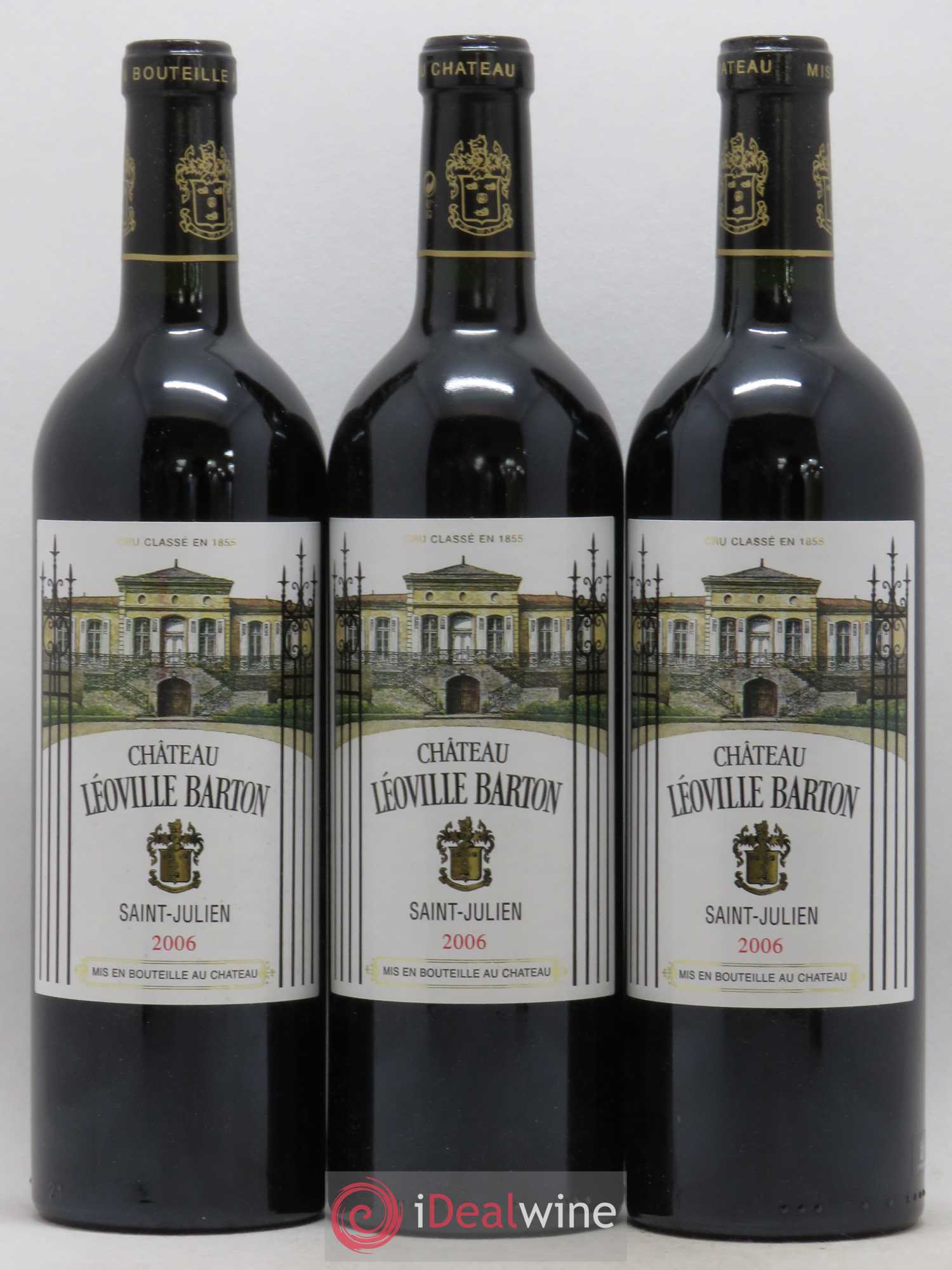 Château Léoville Barton 2ème Grand Cru Classé 2006 - Lot de 6 bouteilles - 1