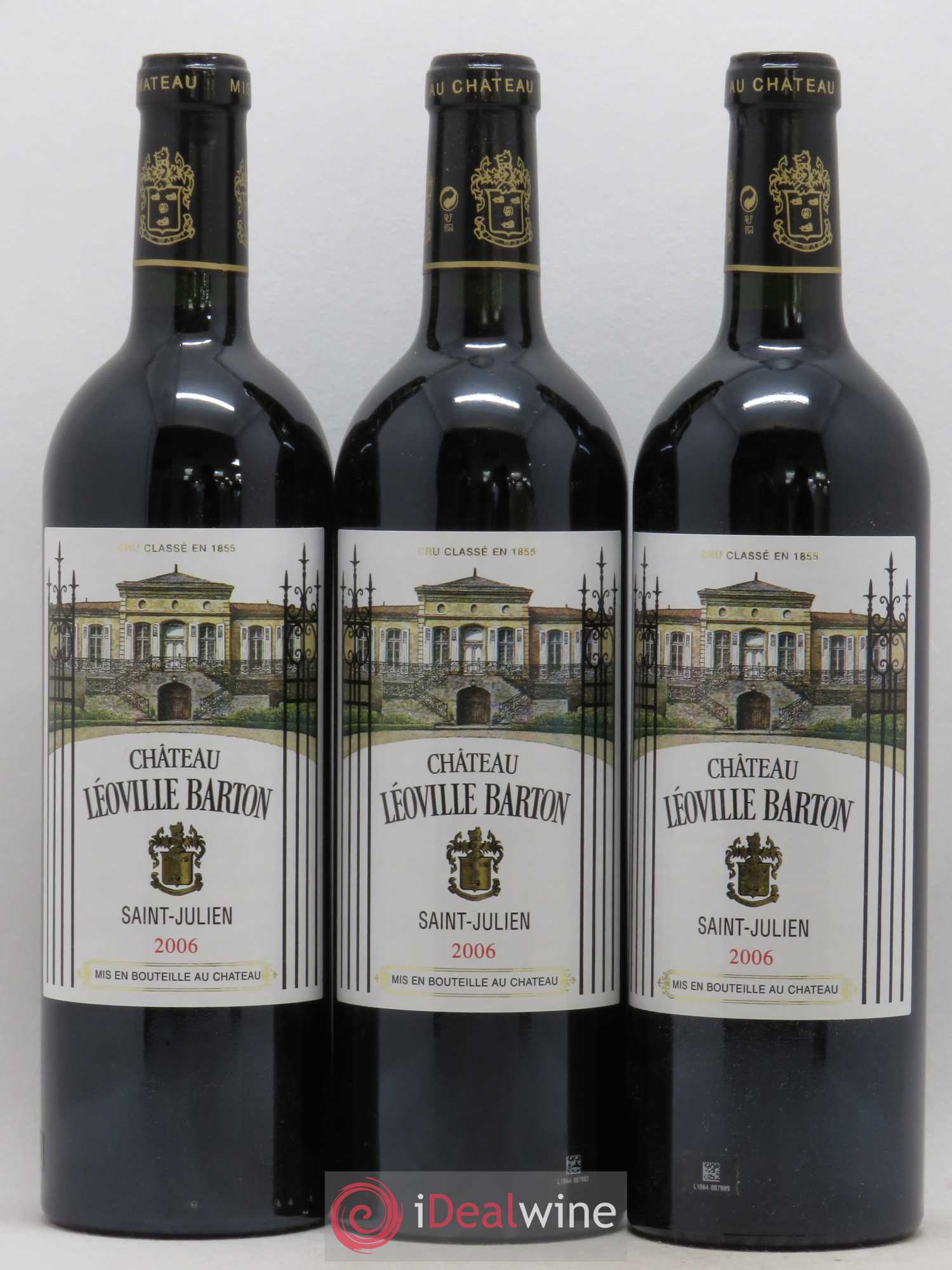 Château Léoville Barton 2ème Grand Cru Classé 2006 - Lot de 6 bouteilles - 2