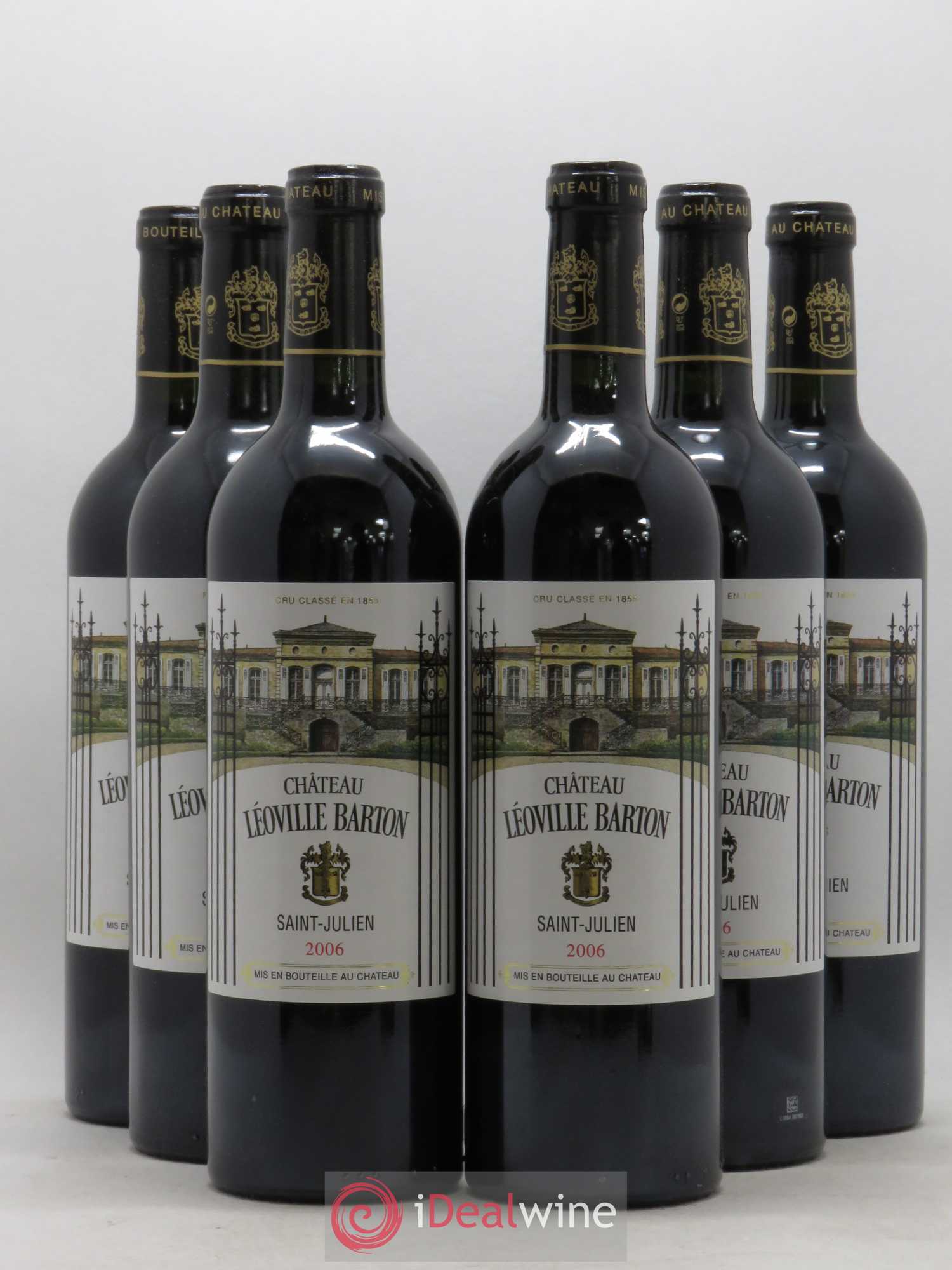 Château Léoville Barton 2ème Grand Cru Classé 2006 - Lot de 6 bouteilles - 0