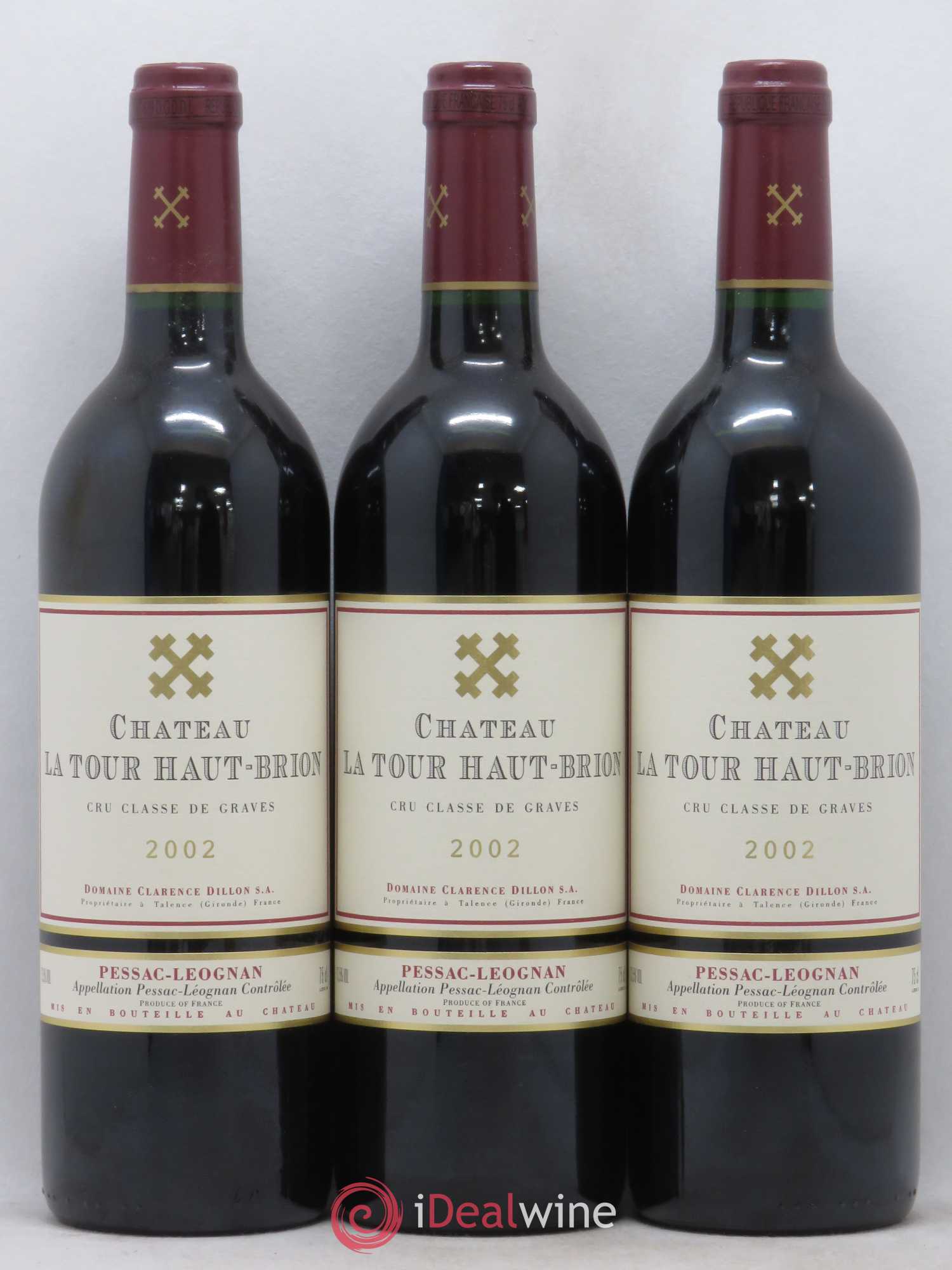 Château la Tour Haut-Brion Cru Classé de Graves 2002 - Lot de 12 bouteilles - 3