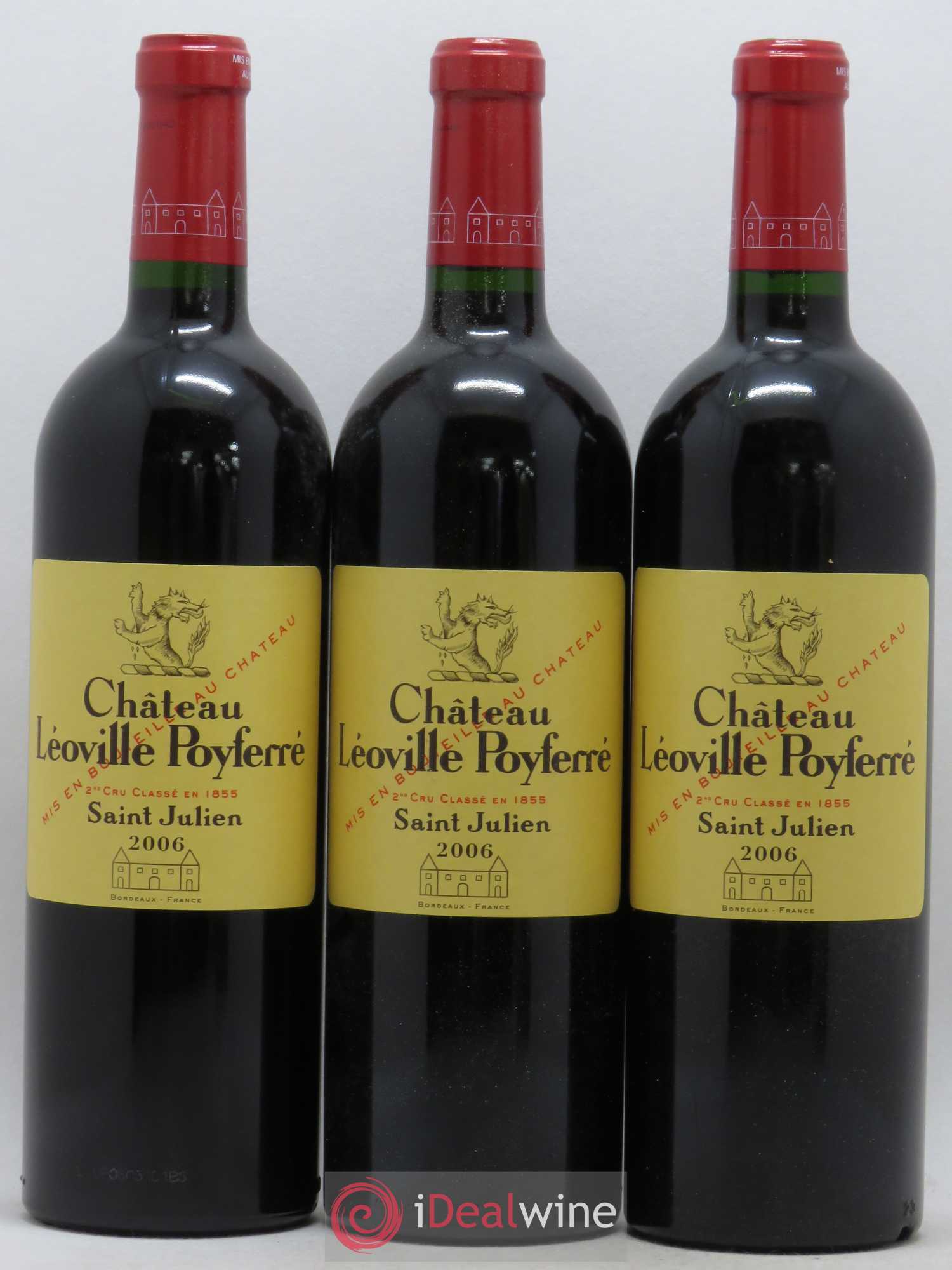 Château Léoville Poyferré 2ème Grand Cru Classé 2006 - Lot de 6 bouteilles - 2