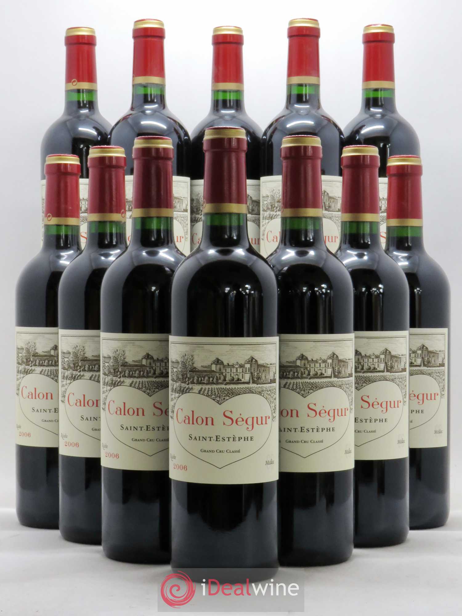 Château Calon Ségur 3ème Grand Cru Classé 2006 - Lot de 12 bouteilles - 0