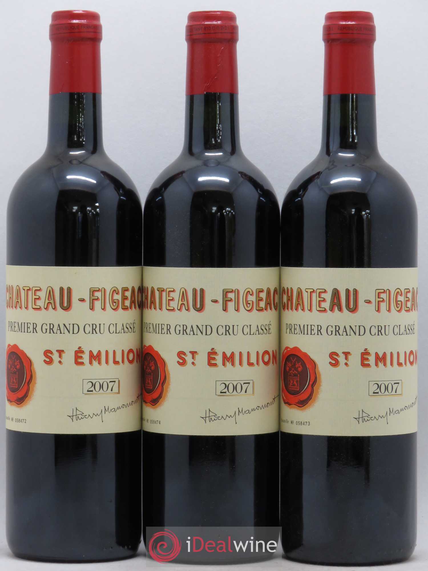 Château Figeac 1er Grand Cru Classé A 2007 - Lot de 6 bouteilles - 2