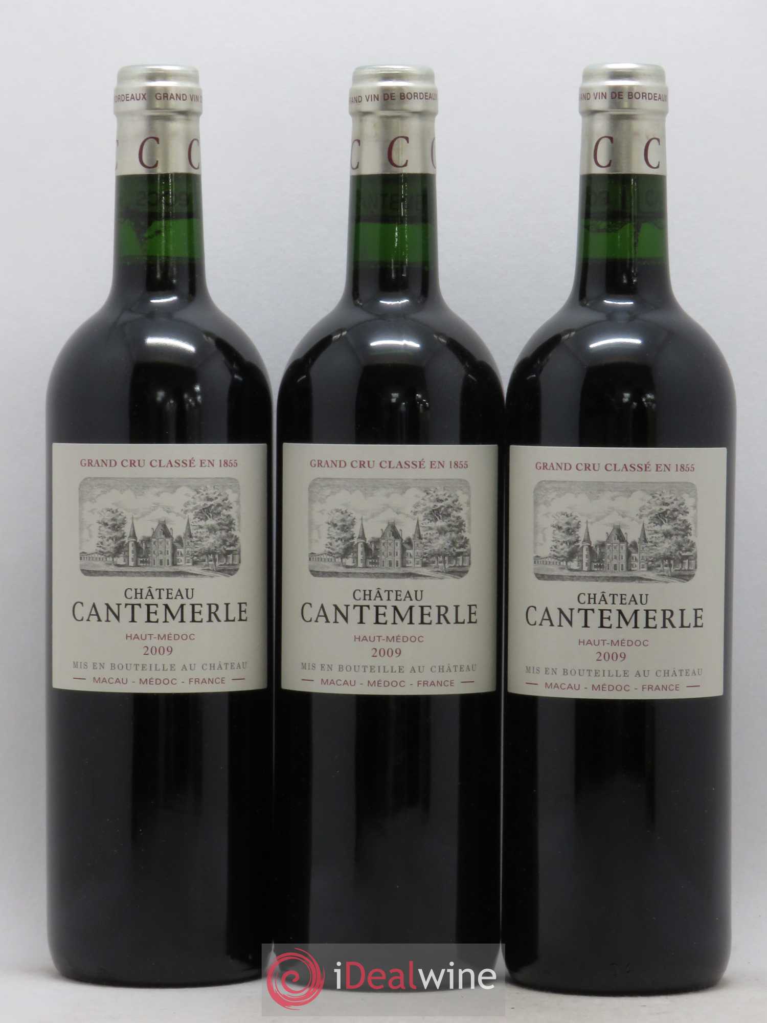 Château Cantemerle 5ème Grand Cru Classé 2009 - Lot de 6 bouteilles - 1