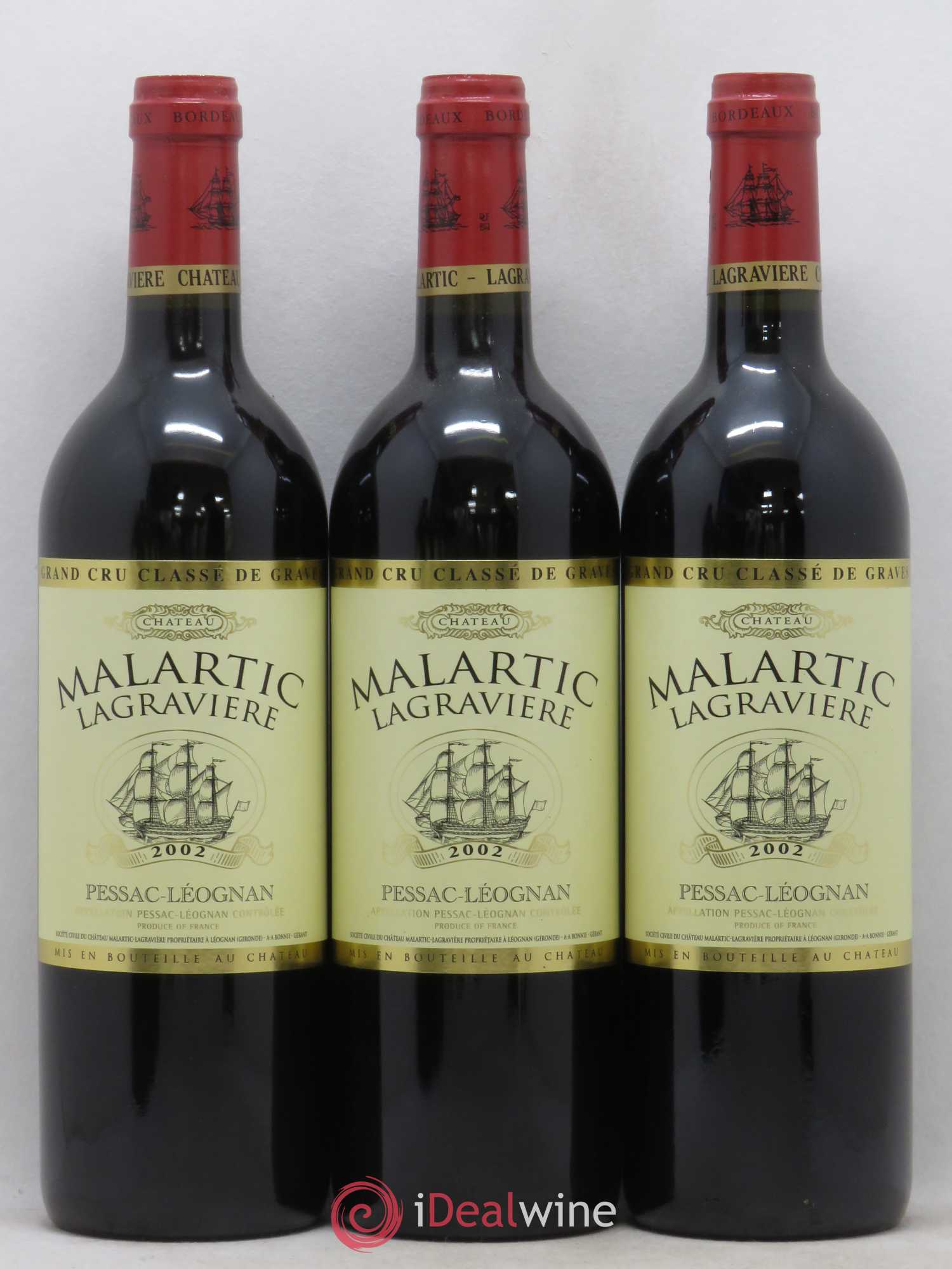 Château Malartic-Lagravière Cru Classé de Graves 2002 - Lot de 12 bouteilles - 4