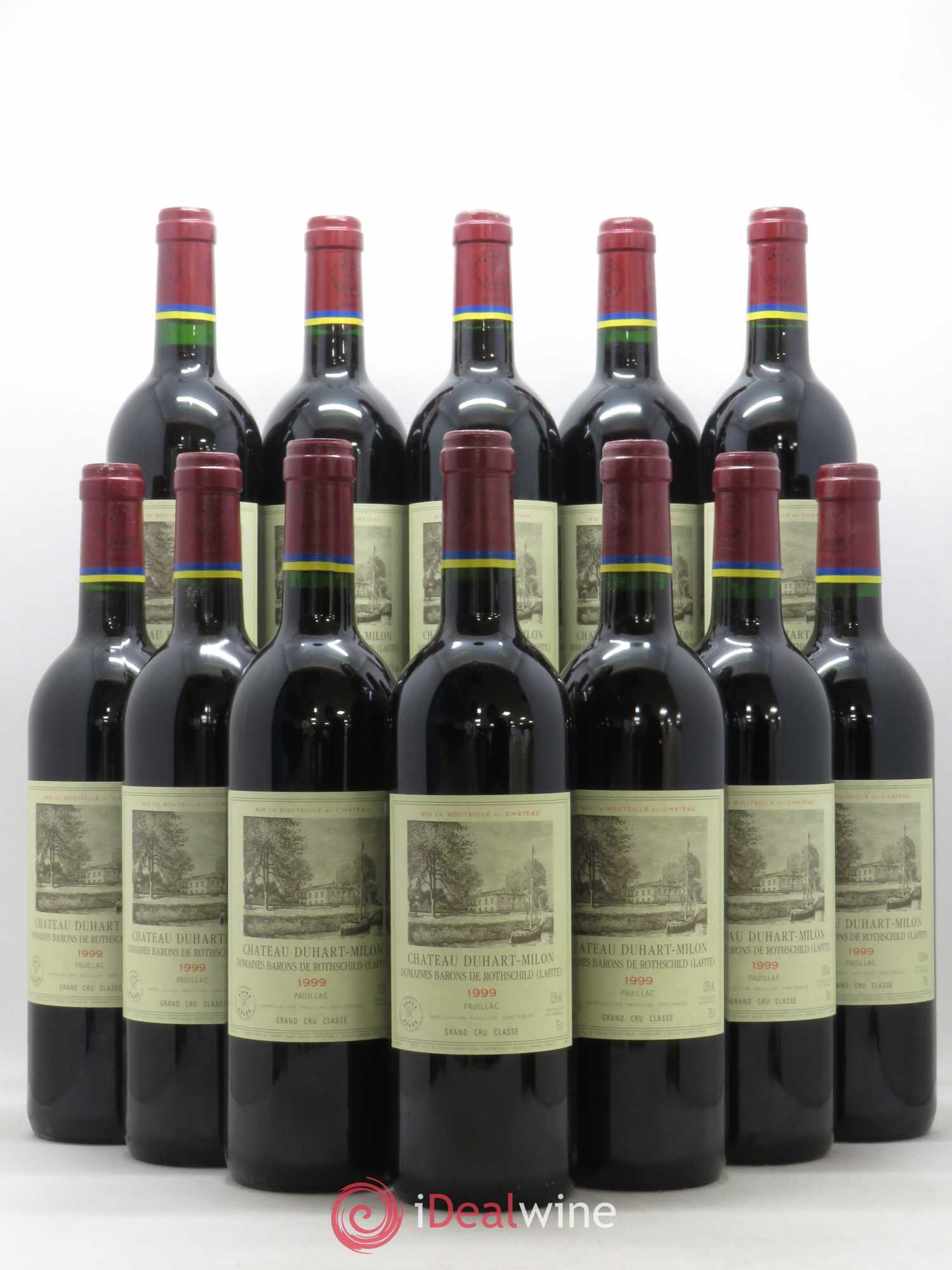 Château Duhart-Milon 4ème Grand Cru Classé 1999 - Lotto di 12 bottiglie - 0
