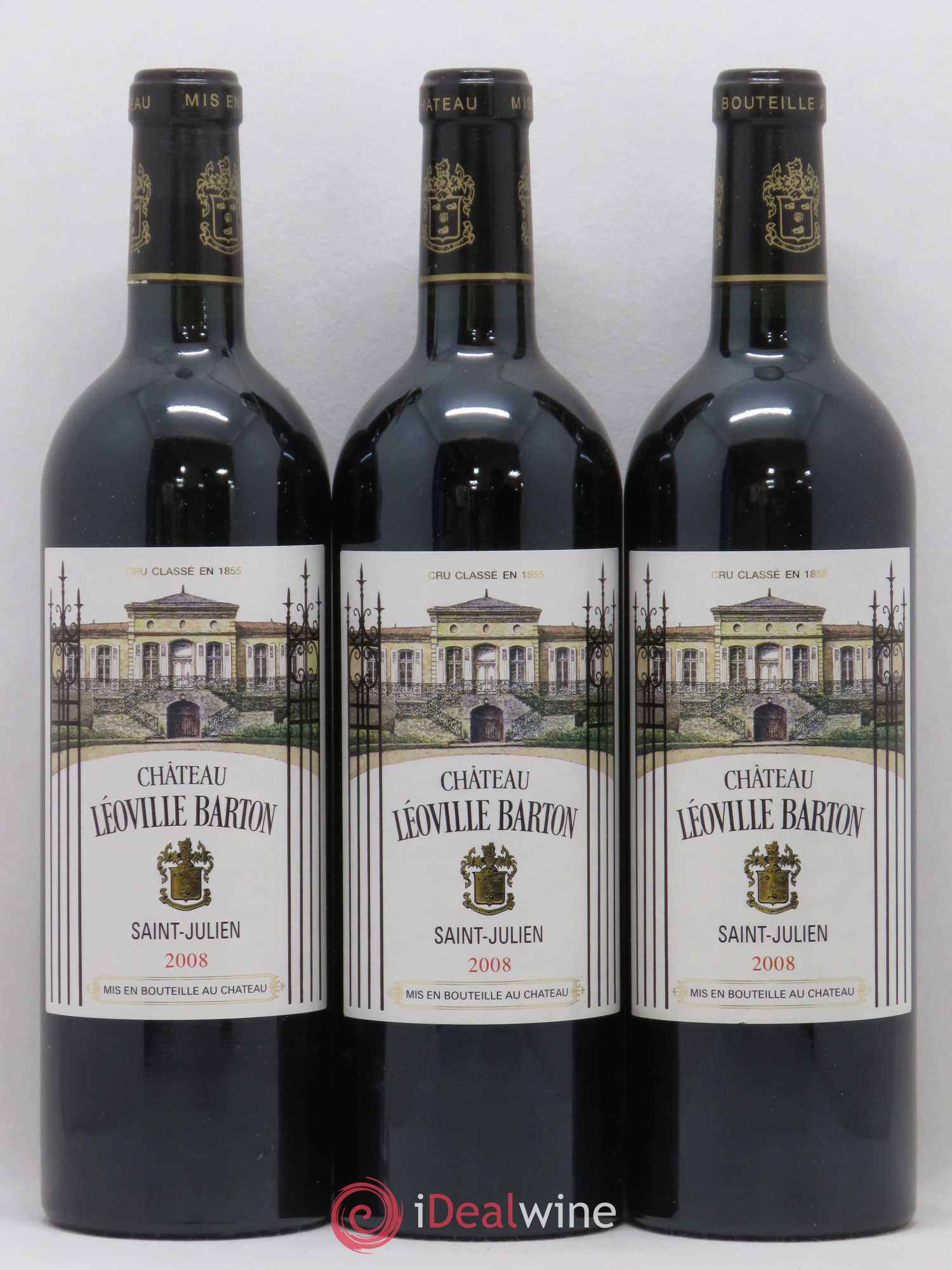 Château Léoville Barton 2ème Grand Cru Classé 2008 - Lot de 6 bouteilles - 2