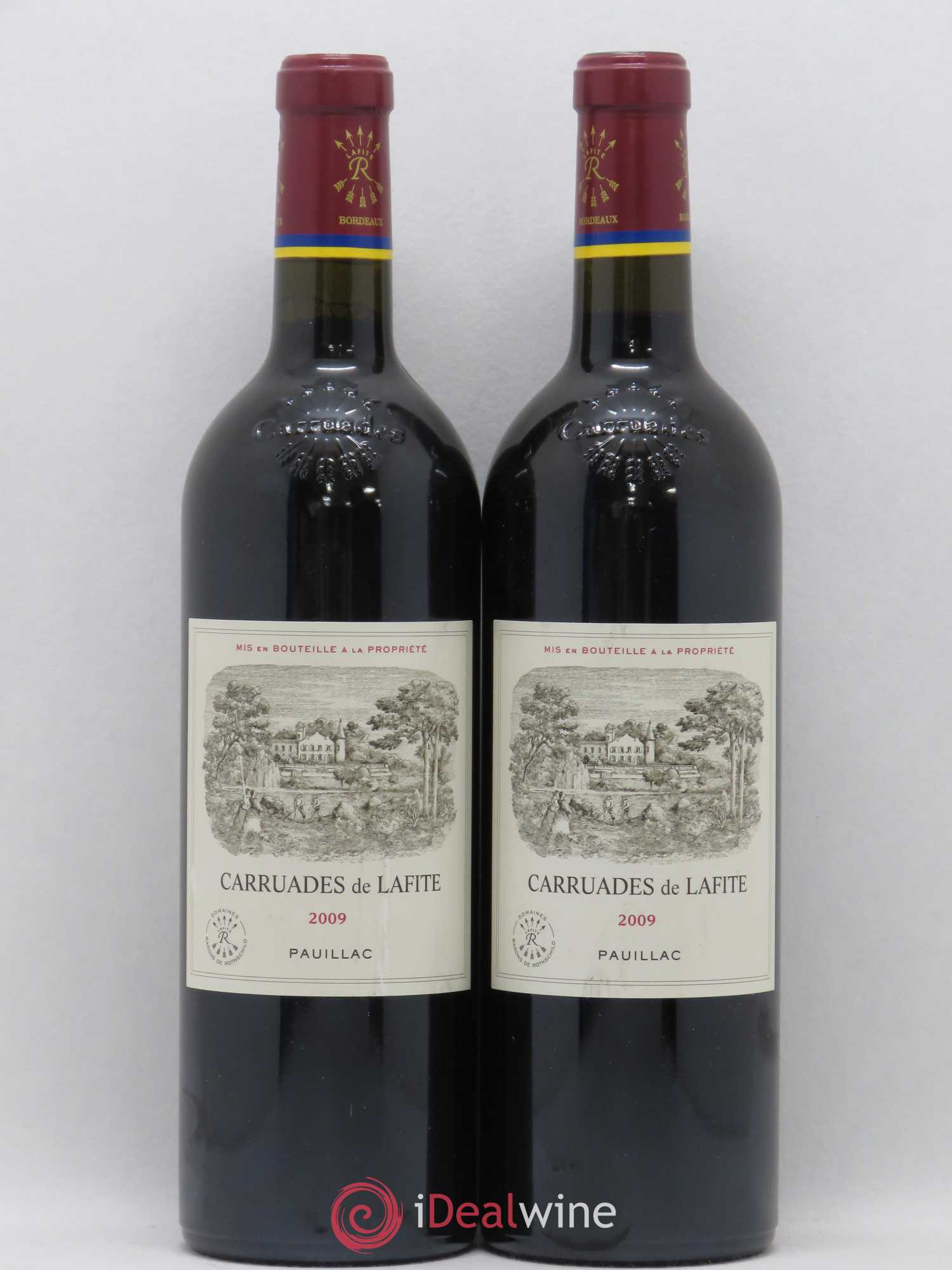 Carruades de Lafite Rothschild Second Vin 2009 - Lot de 2 bouteilles - 0